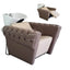 Alpeda - Chester Salon Backwash Chair with Electric Foot Lift