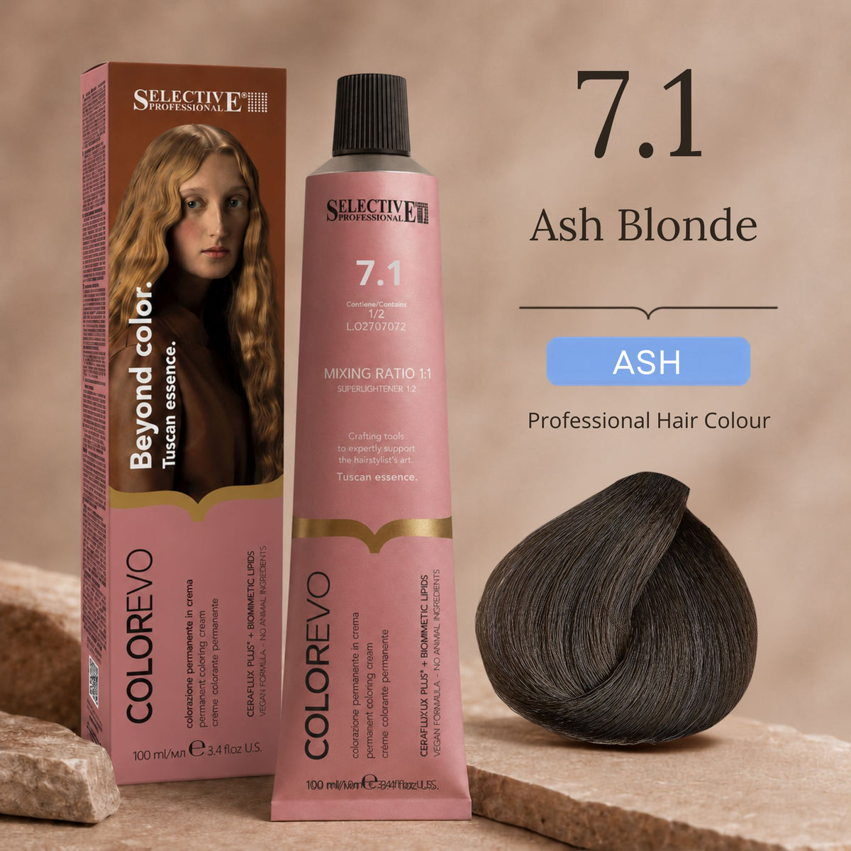 Selective Professional - Colorevo Permanent Hair Colour Ash Series 100ml