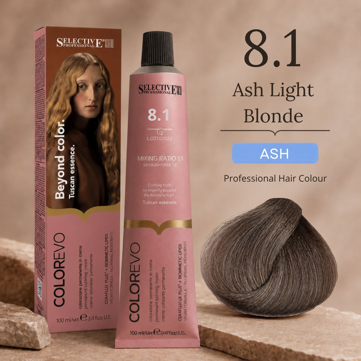 Selective Professional - Colorevo Permanent Hair Colour Ash Series 100ml