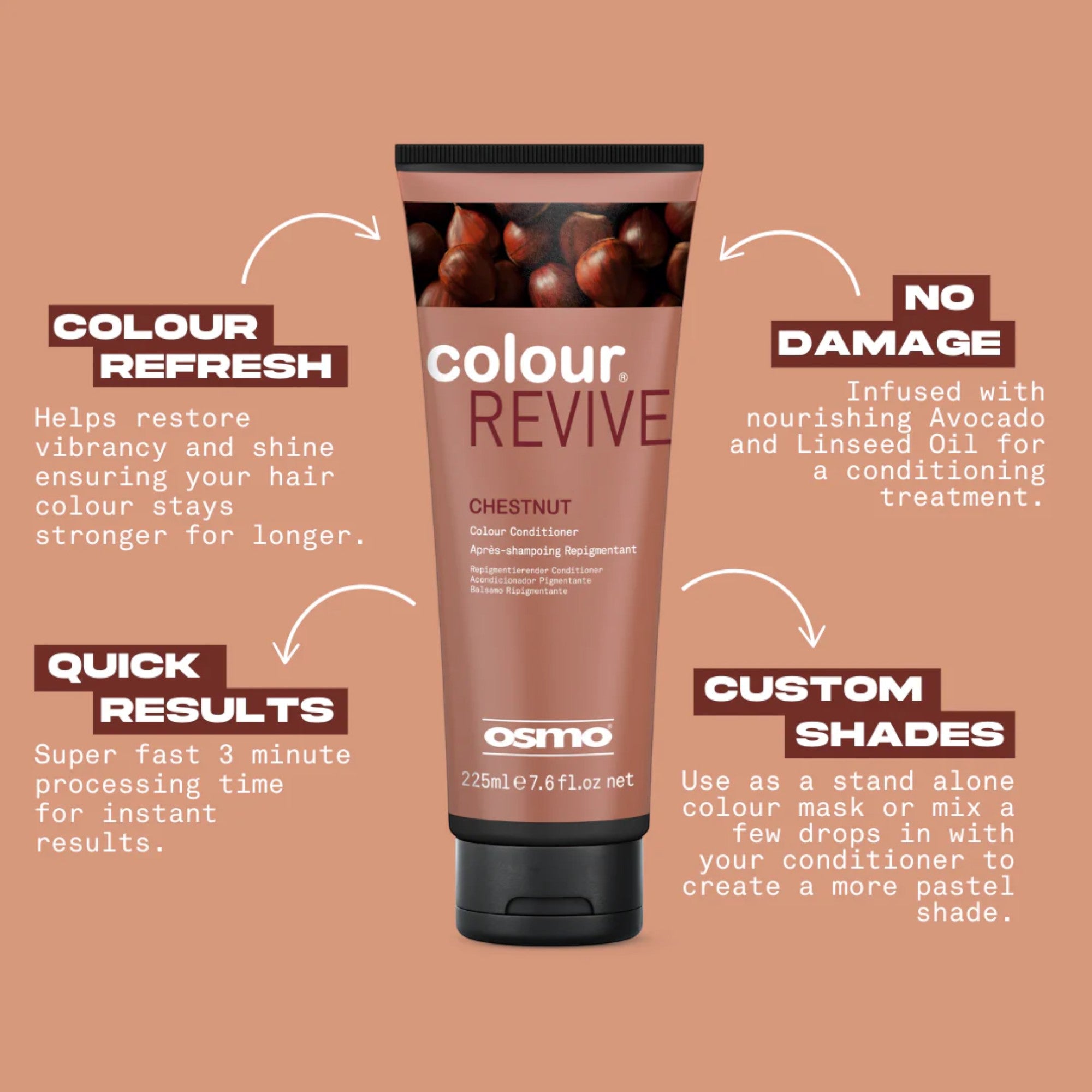 Osmo - Colour Revive Colour Conditioner Chestnut 225ml