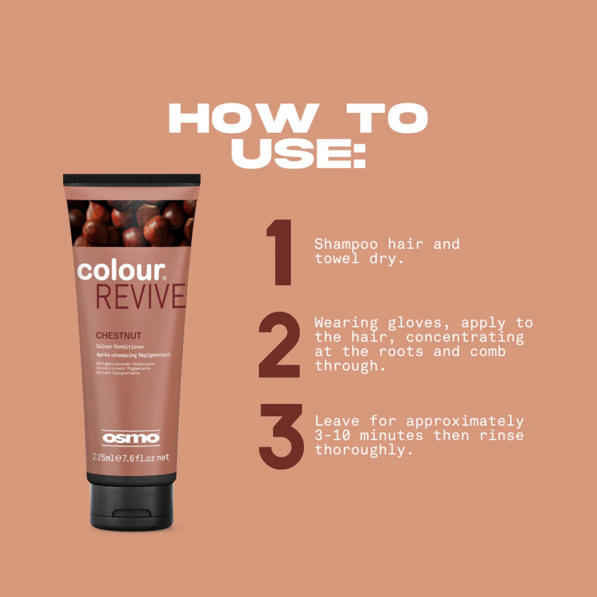 Osmo - Colour Revive Colour Conditioner Chestnut 225ml