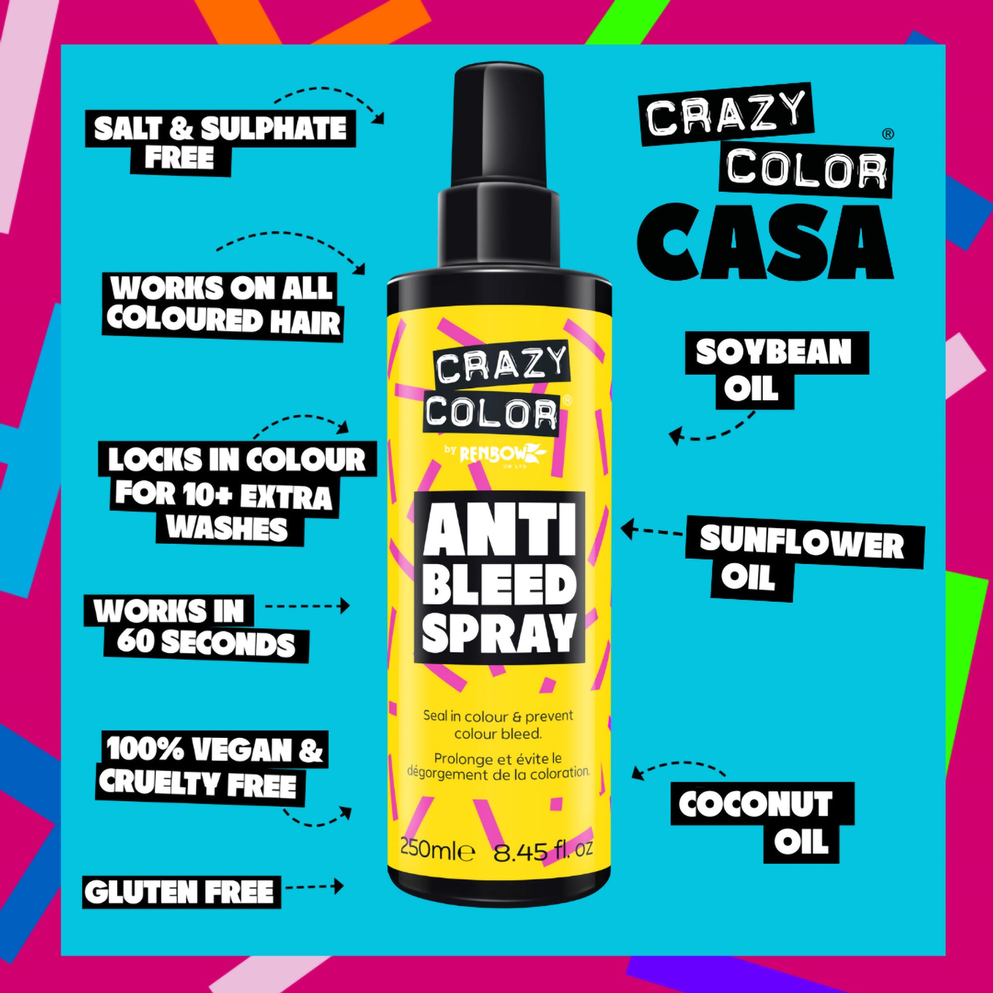 Crazy Color - Anti Bleed Spray 250ml