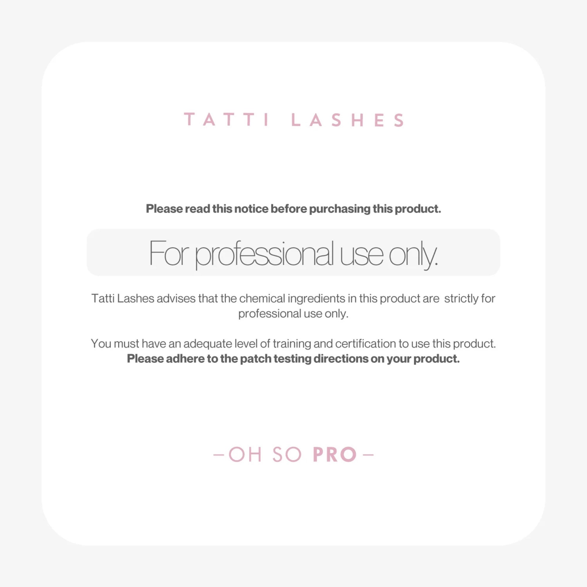 Tatti Lashes - Eyelash Extension Cream Glue Remover 5g