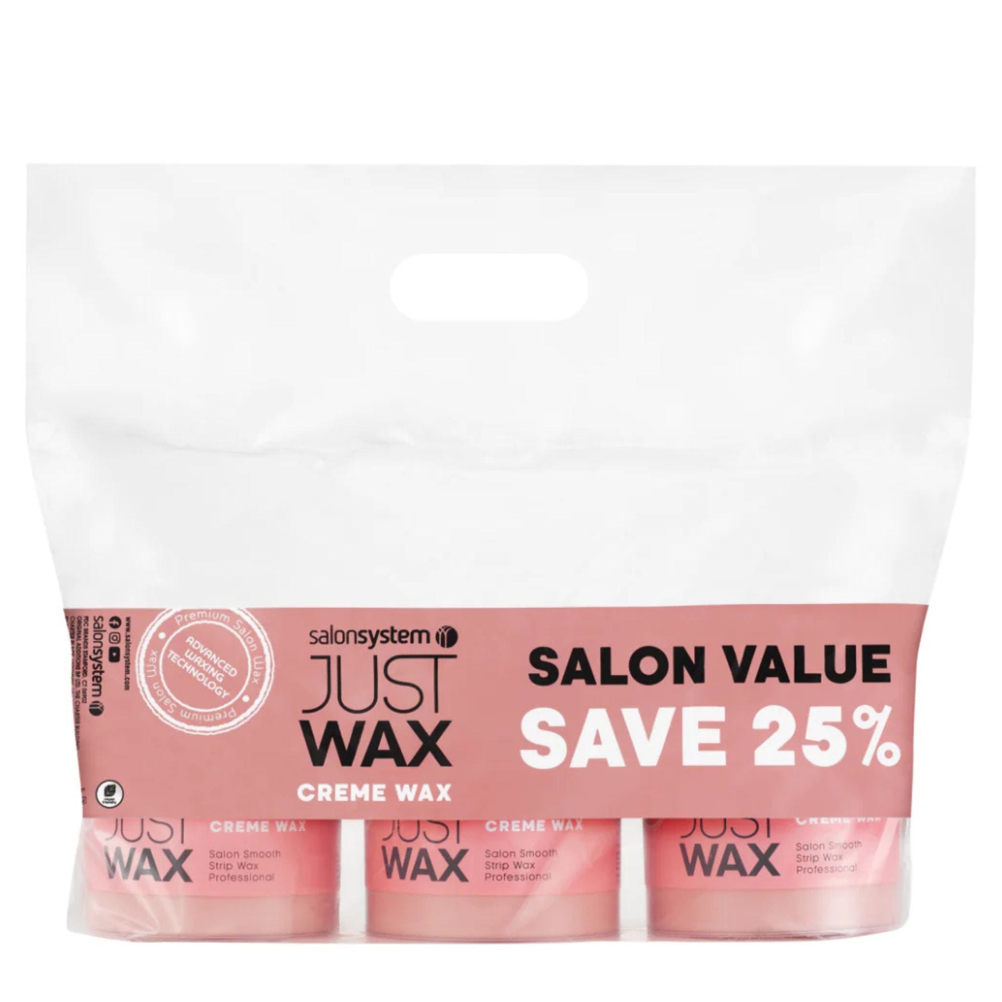 Salon System - Creme Wax Salon Value 3 x 450g