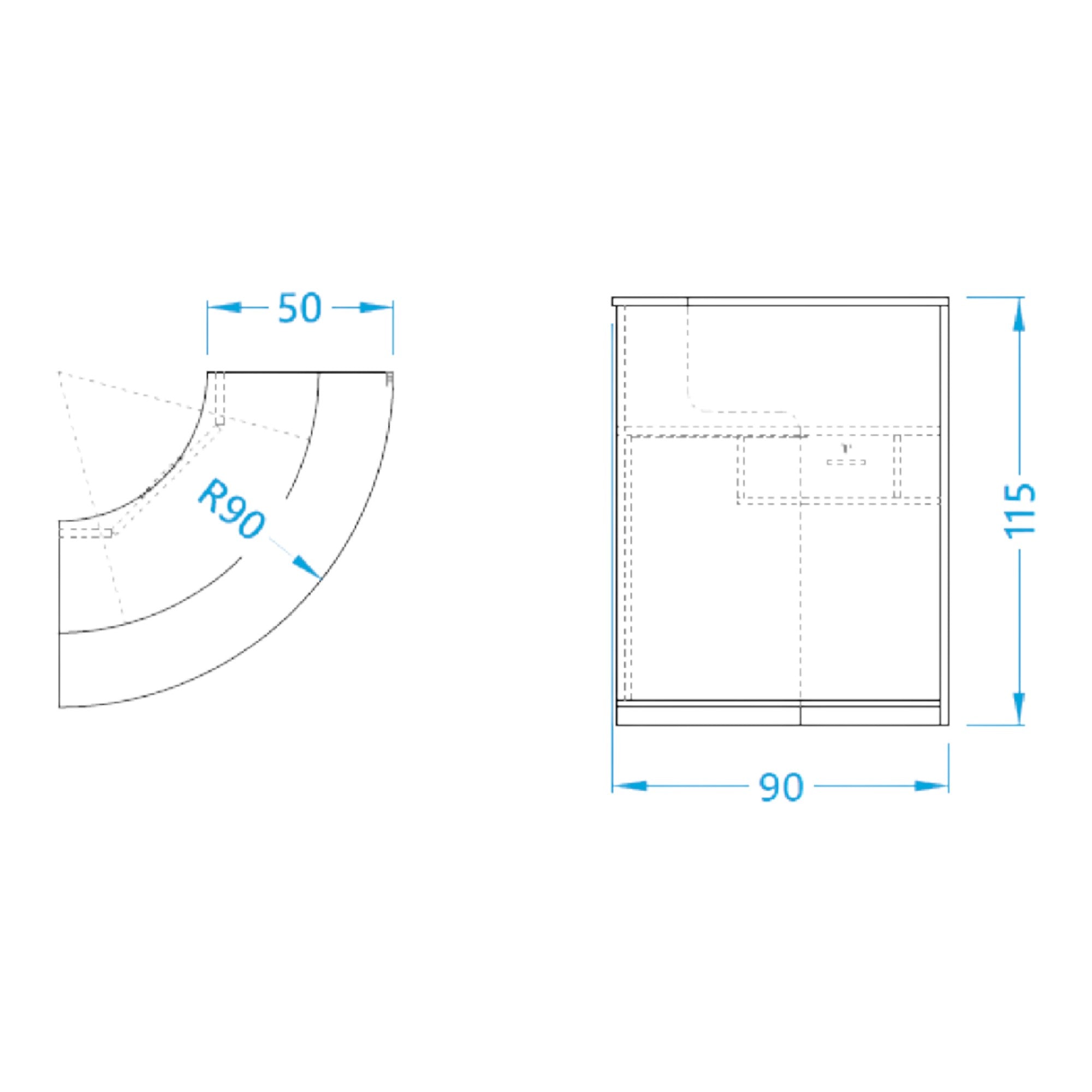 Alpeda - Curve Eco Reception Desk