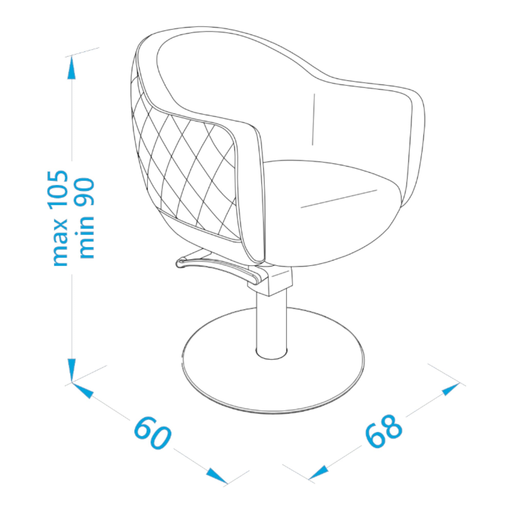 Alpeda - Cute Cap Styling Chair