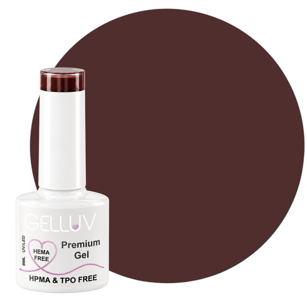 Gelluv - Gel Nail Polish Dark Quartz 8ml