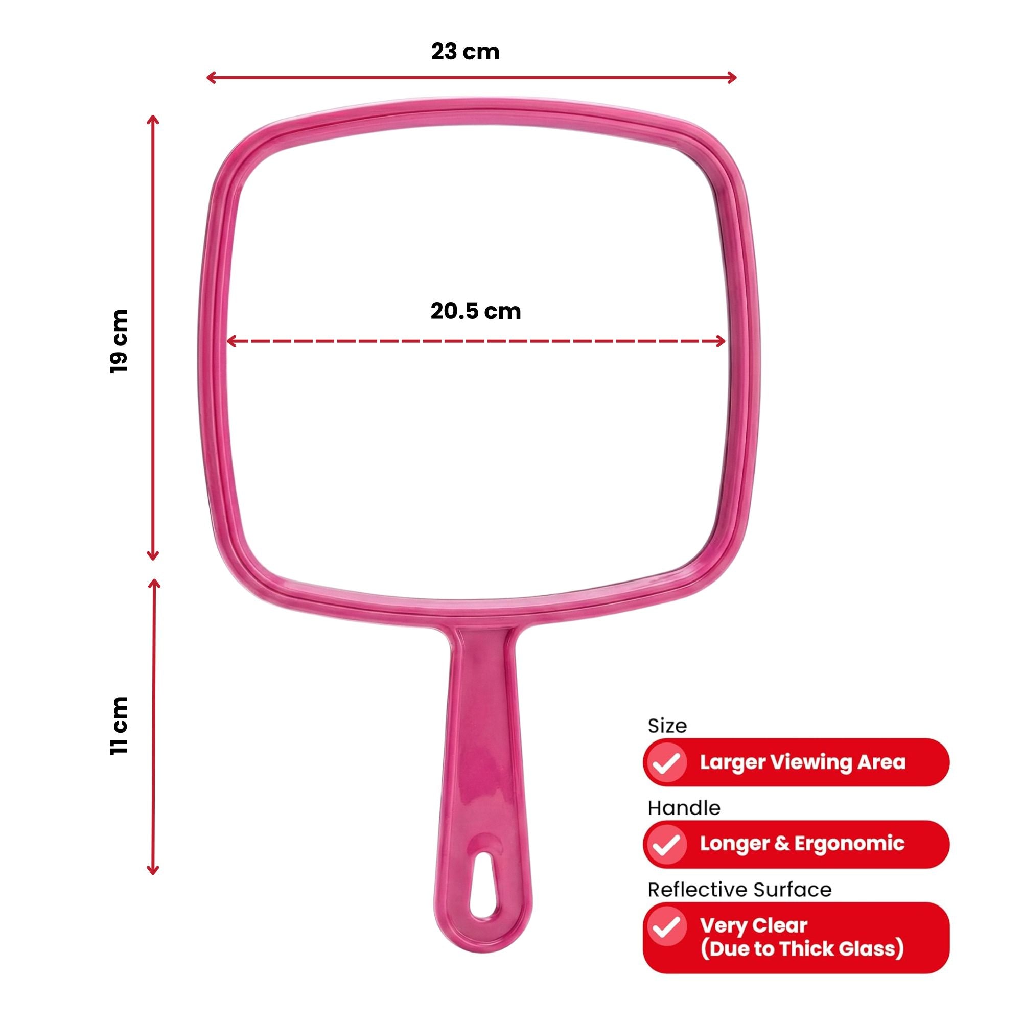 DMI Professional - Lollipop Mirror Fuchsia