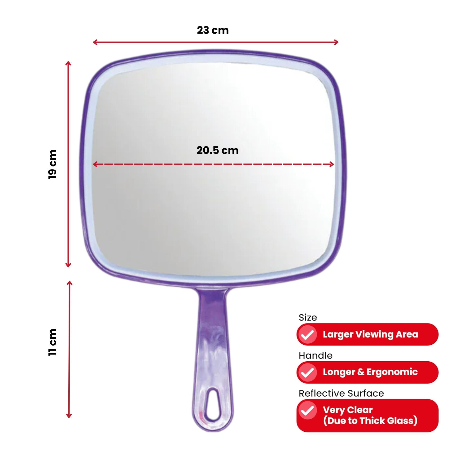 DMI Professional - Lollipop Mirror Purple