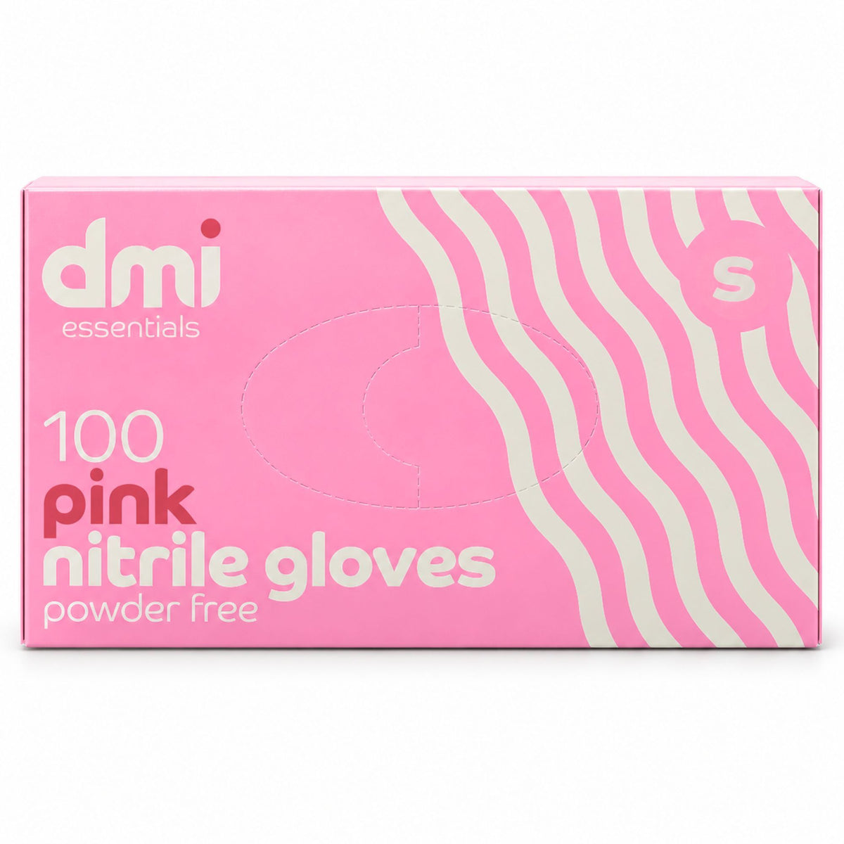 DMI Professional - Nitrile Gloves Powder Free Pink Small (Pack of 100)