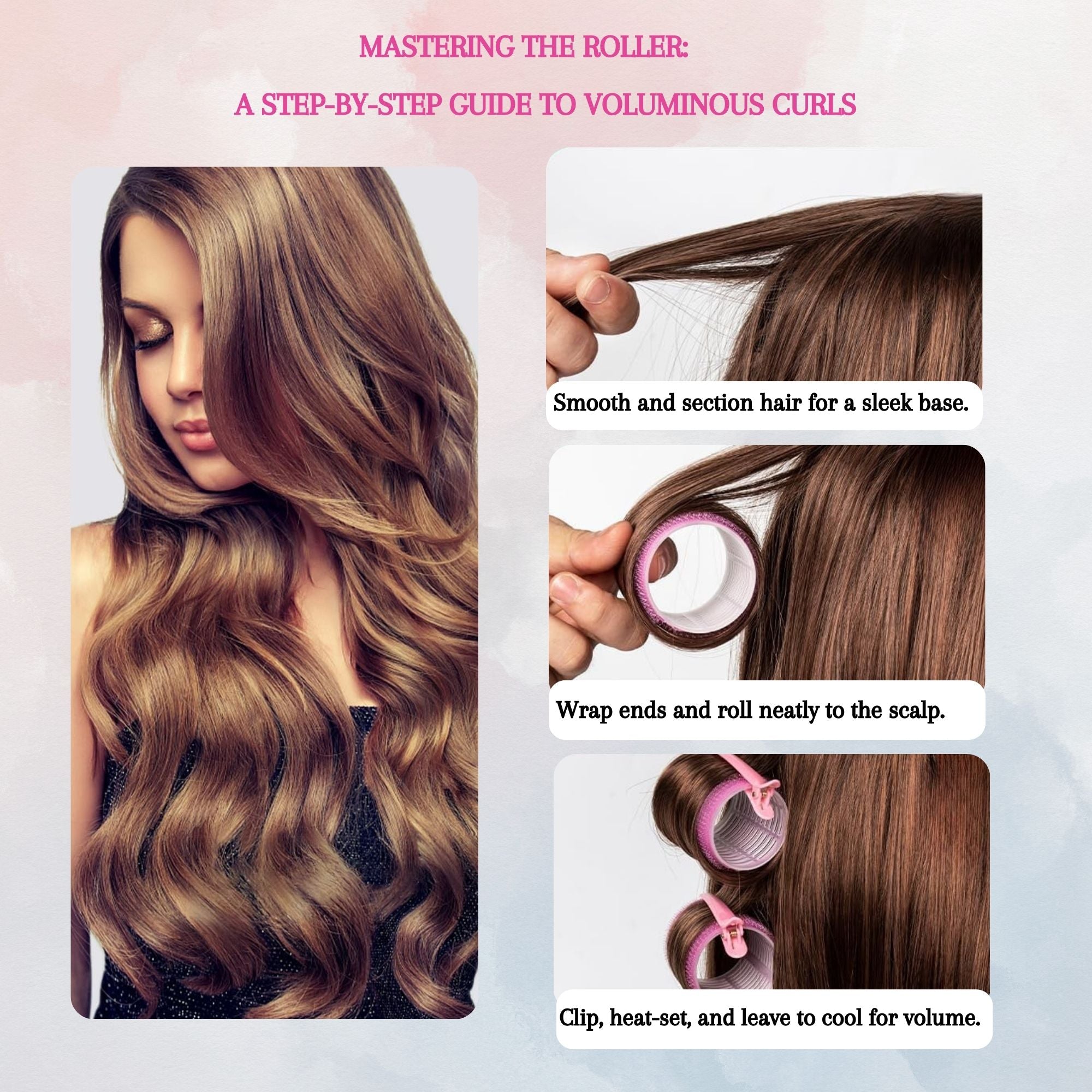 DMI Professional - Velcro Roller Pink 44mm (Pack of 12)