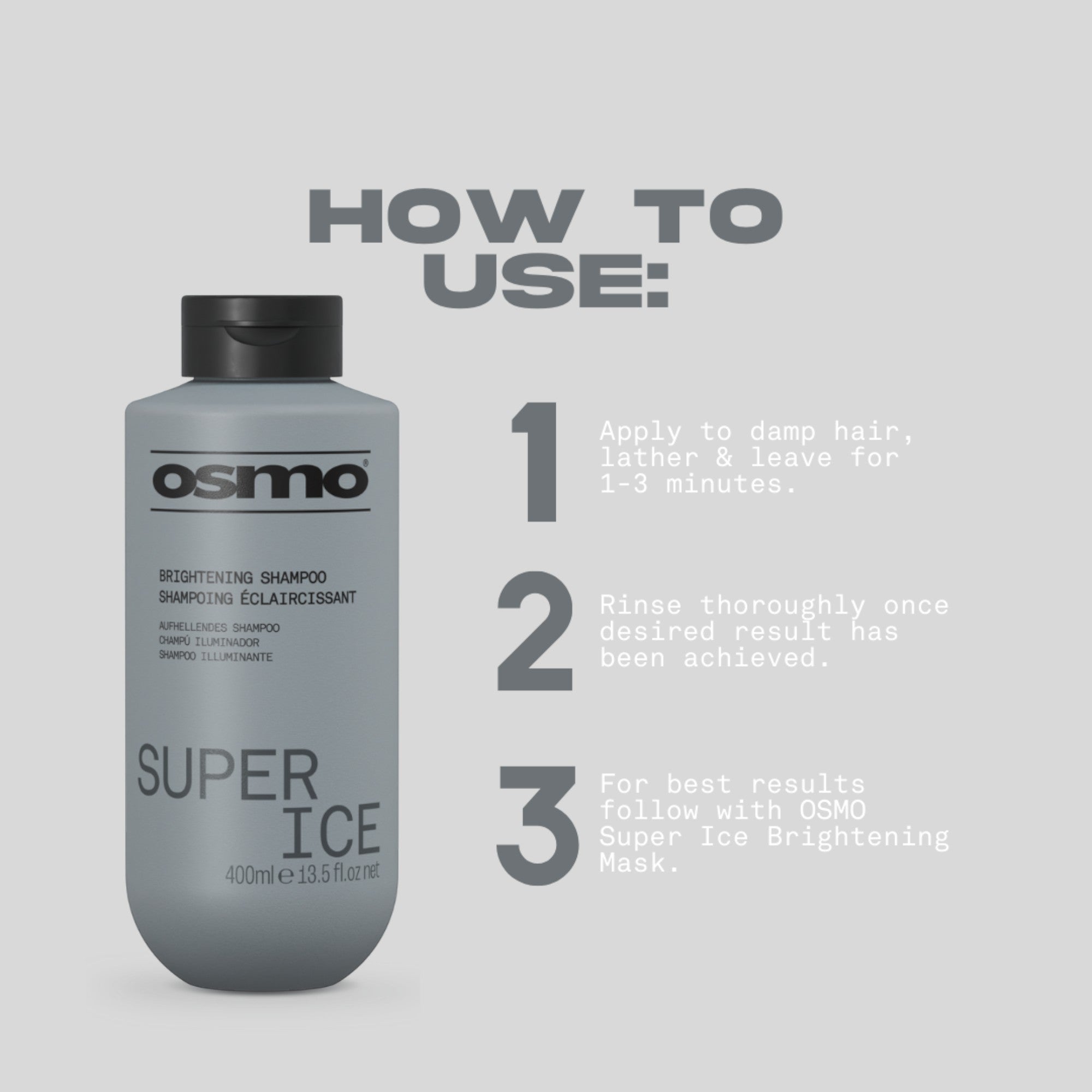 Osmo - DUO Super ICE Shampoo & Mask 2 x 1000ml