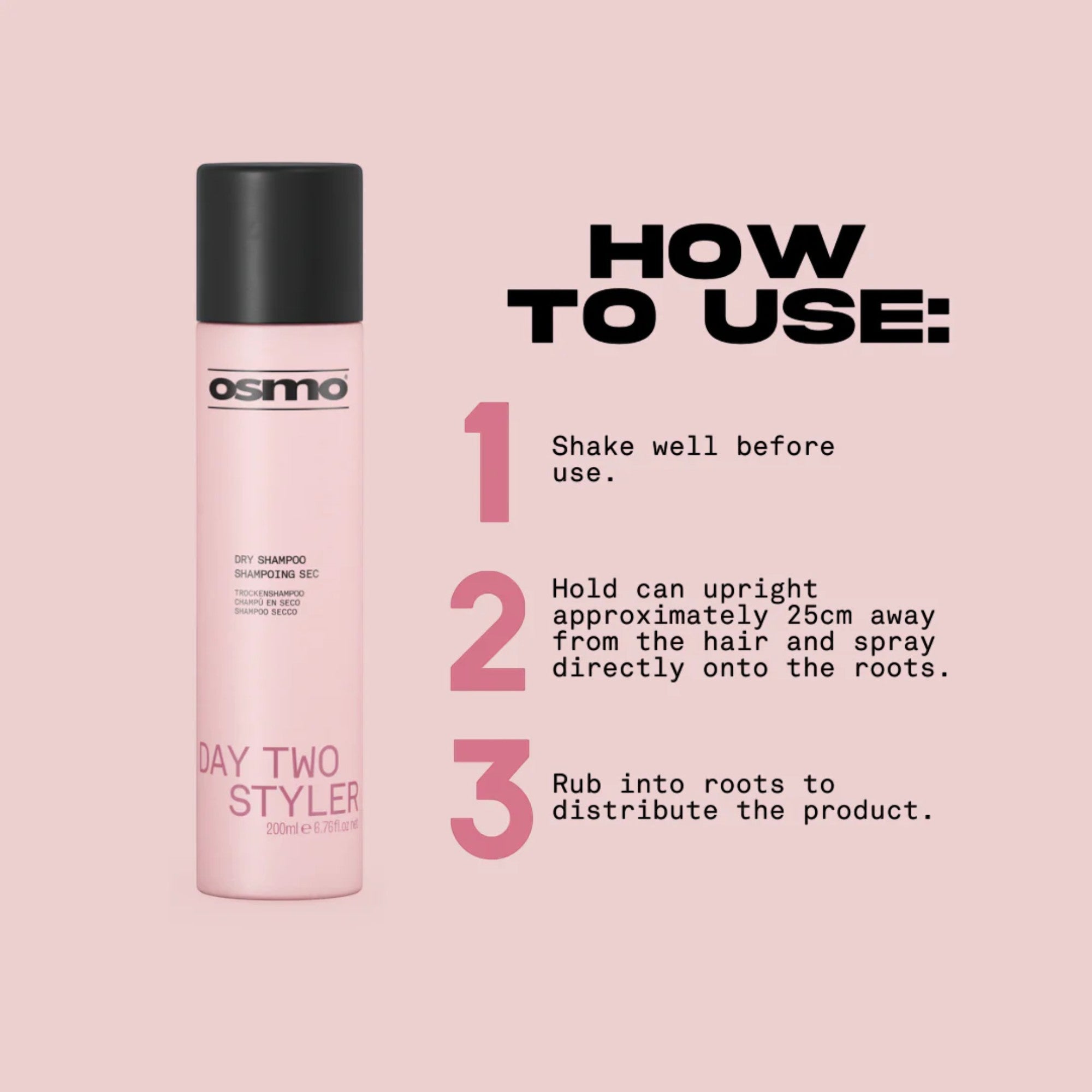 Osmo - Day Two Styler Dry Shampoo 200ml