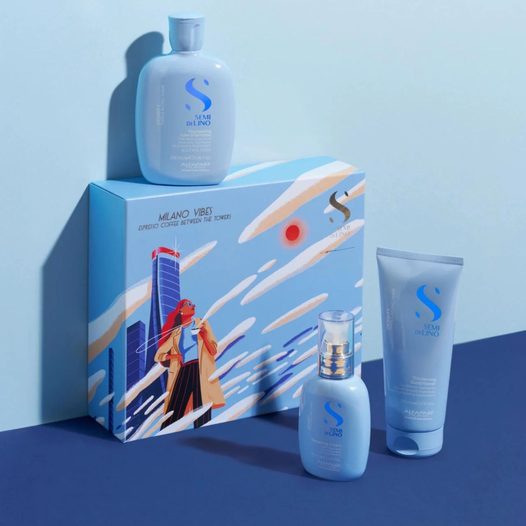 Alfaparf - Semi di Lino Density Thickening Holiday Set