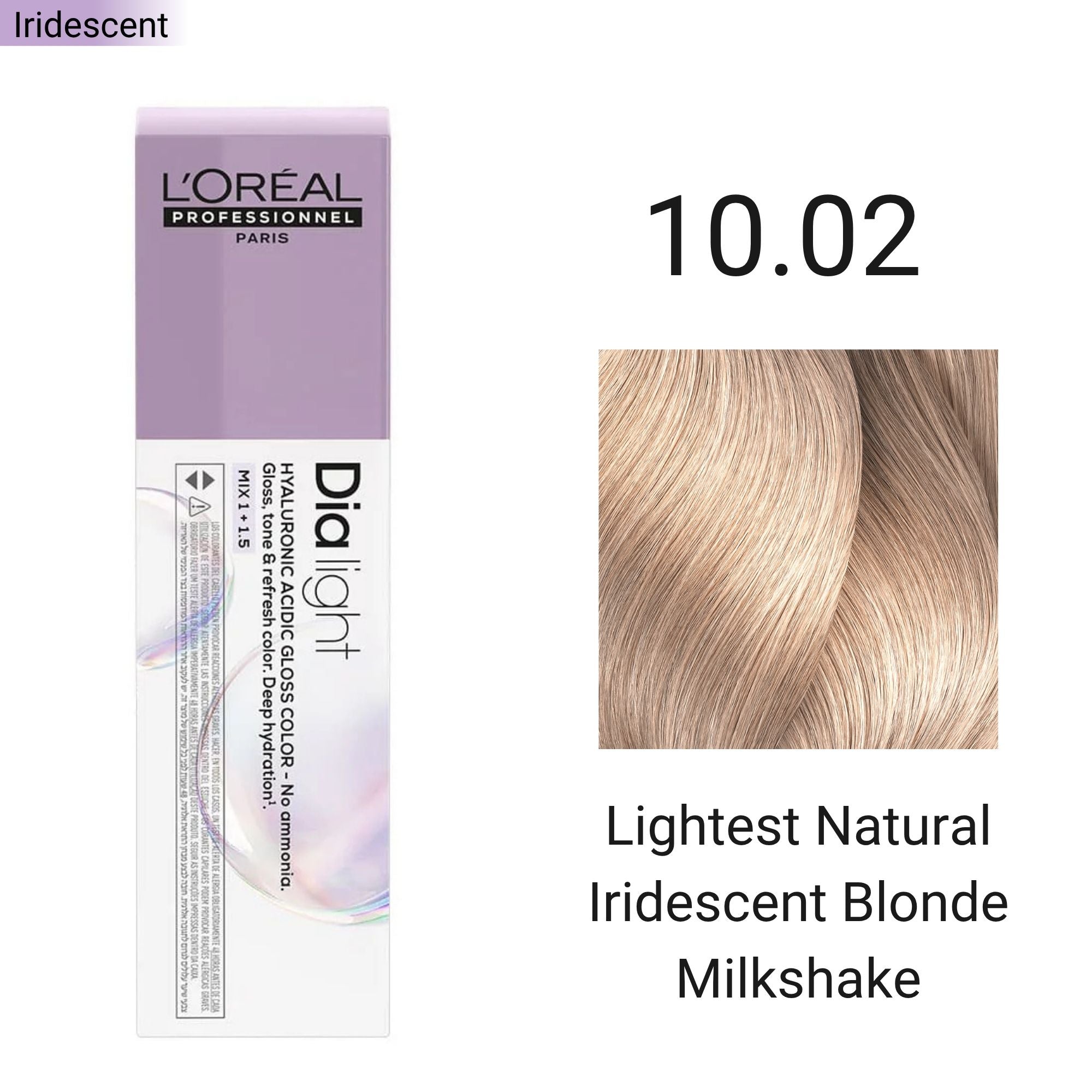 Loreal Professionnel - Dia Light 10.22 Lightest Deep Iridescent Blonde Milkshake 60ml