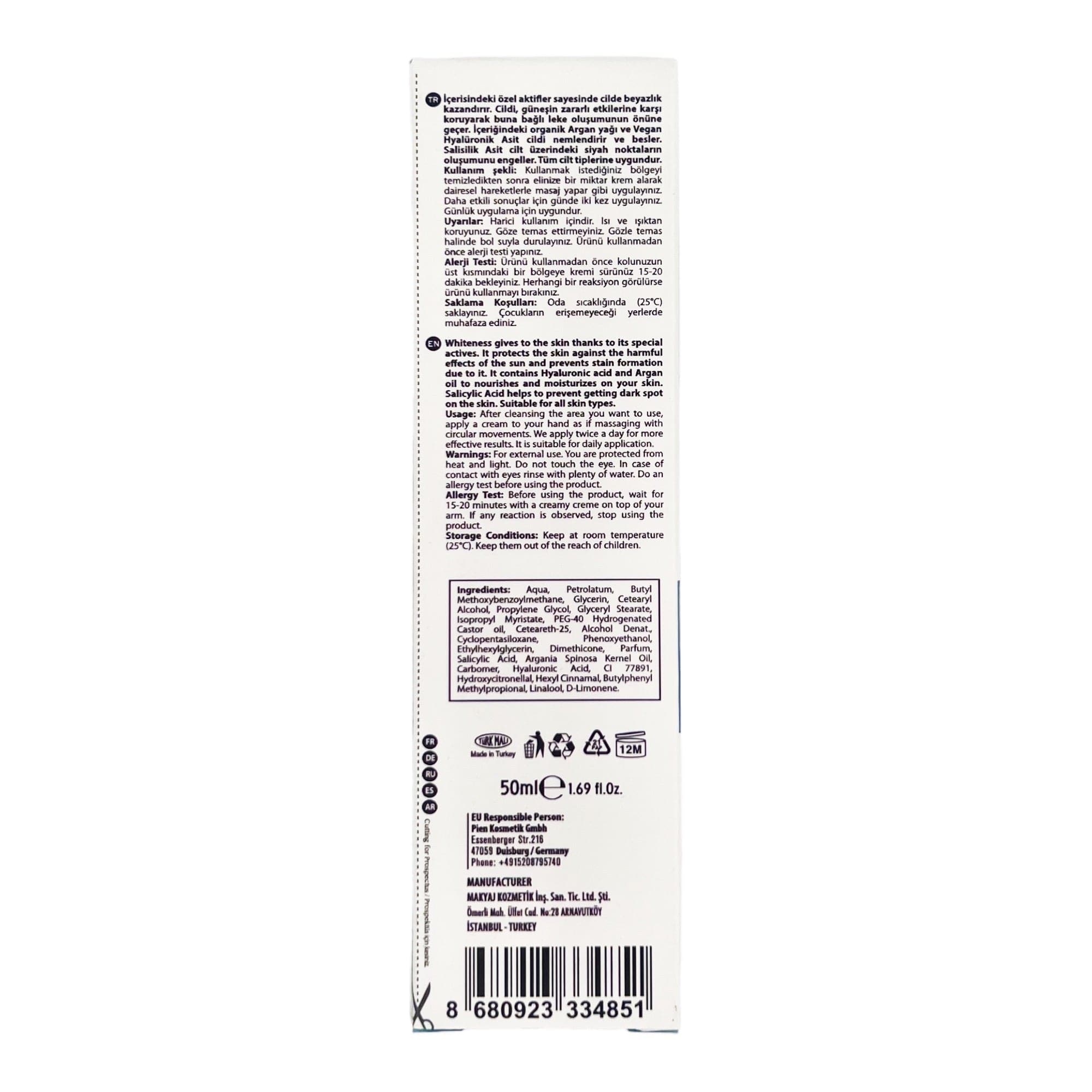Dr.Clinic - Deep Corrective Whitenning Cream 50ml - Eson Direct