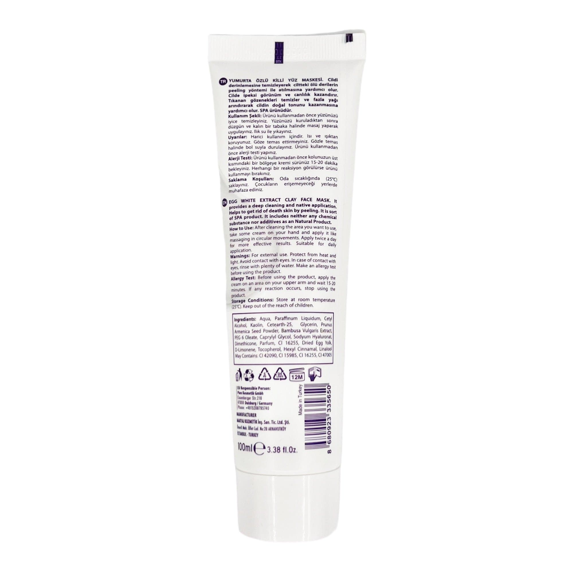 Dr.Clinic - Egg White Pore Refining Peel Off Mask 100ml