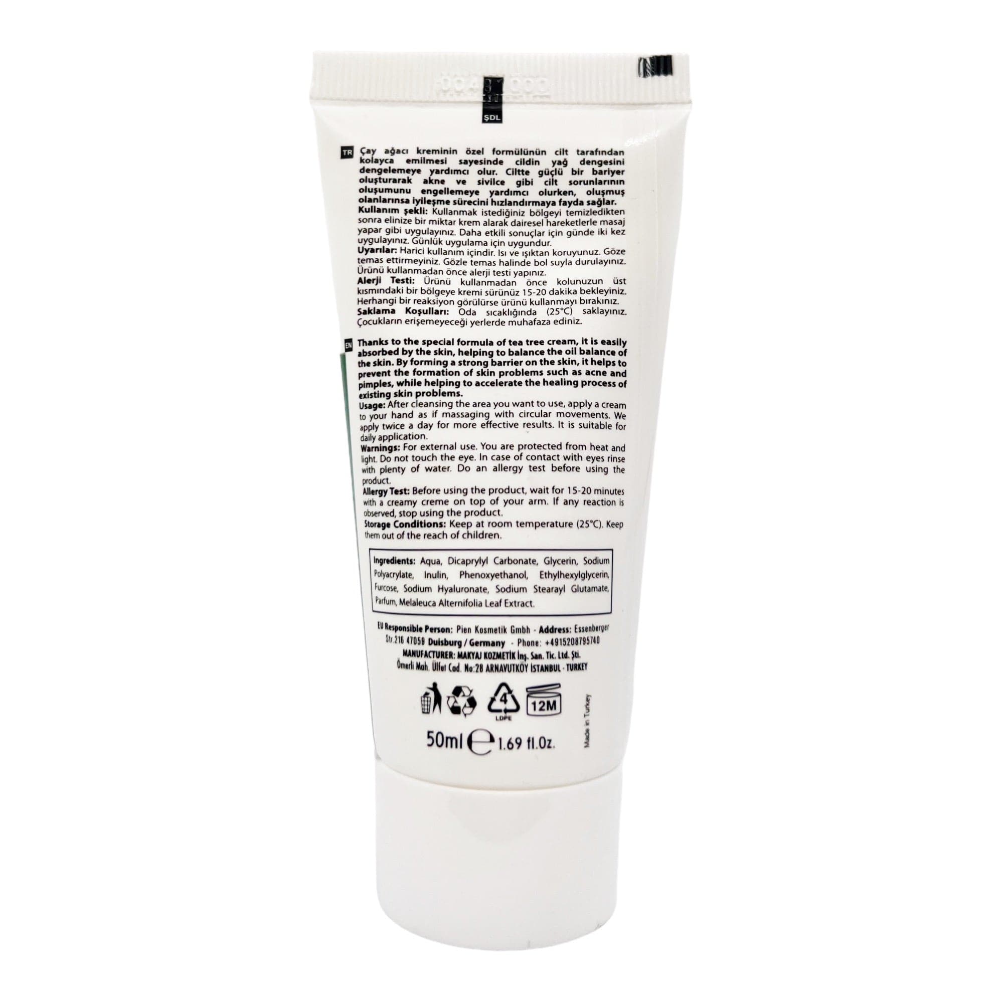 Dr.Clinic - Tea Tree Cream 50ml - Eson Direct