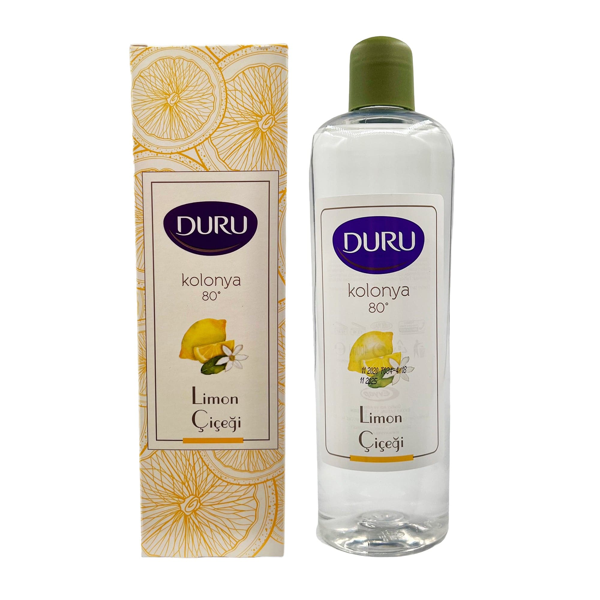 Duru - Lemon Cologne Glass Bottle 400ml