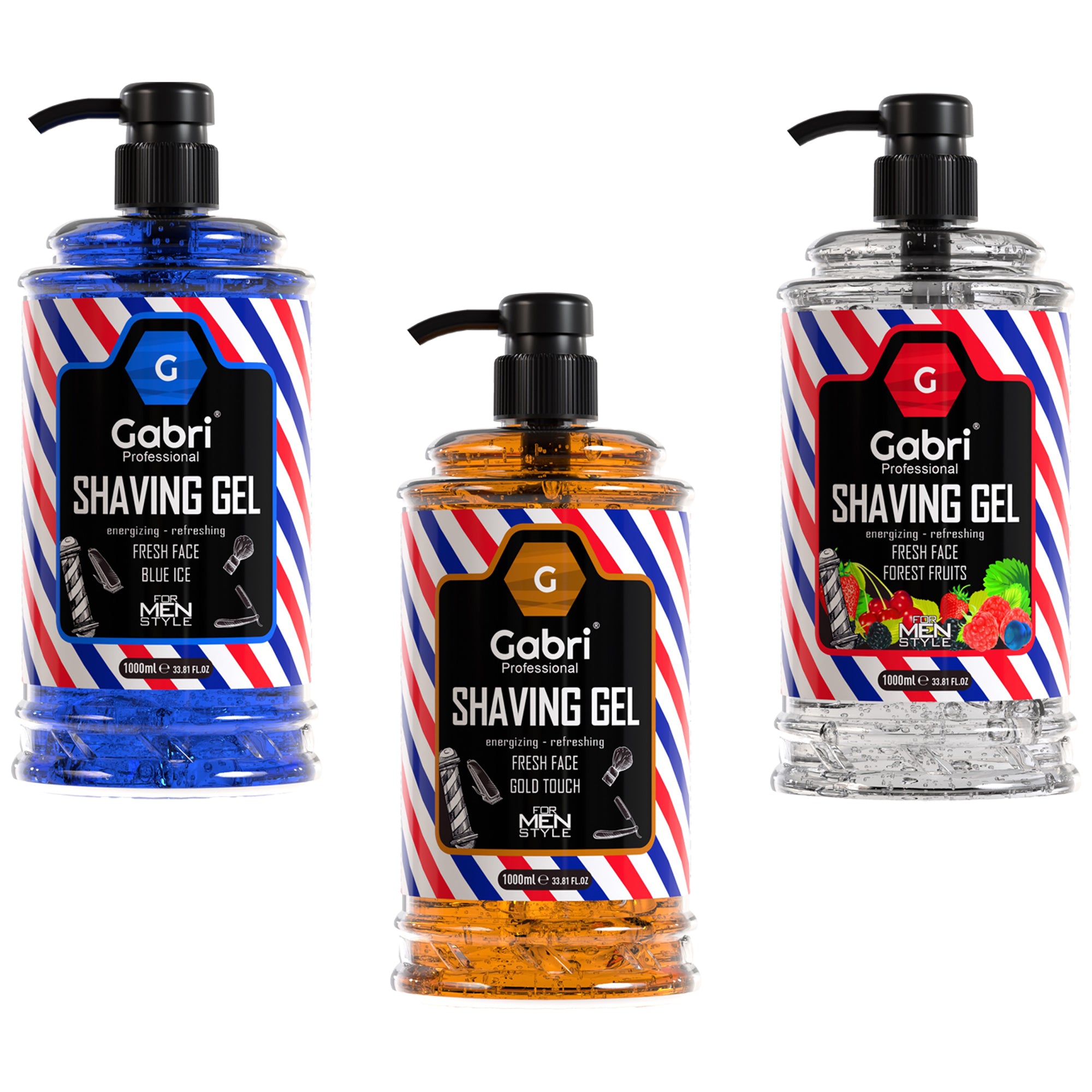 Gabri Professional - Shaving Gel Fresh Face Forest Fruits 1000ml