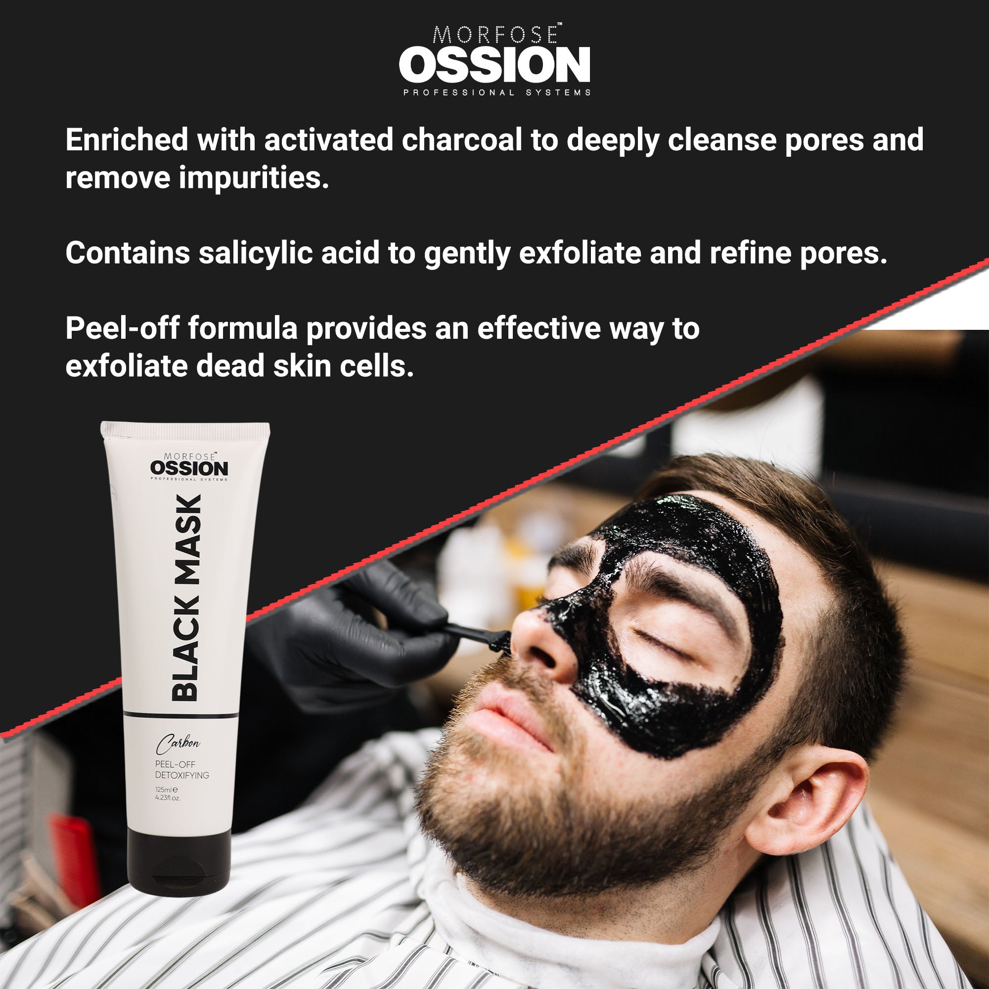 Morfose - Ossion Carbon Peel-Off Black Mask 125ml
