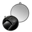 Gabri - Salon Mirror Round Handheld & Wall Black 28cm
