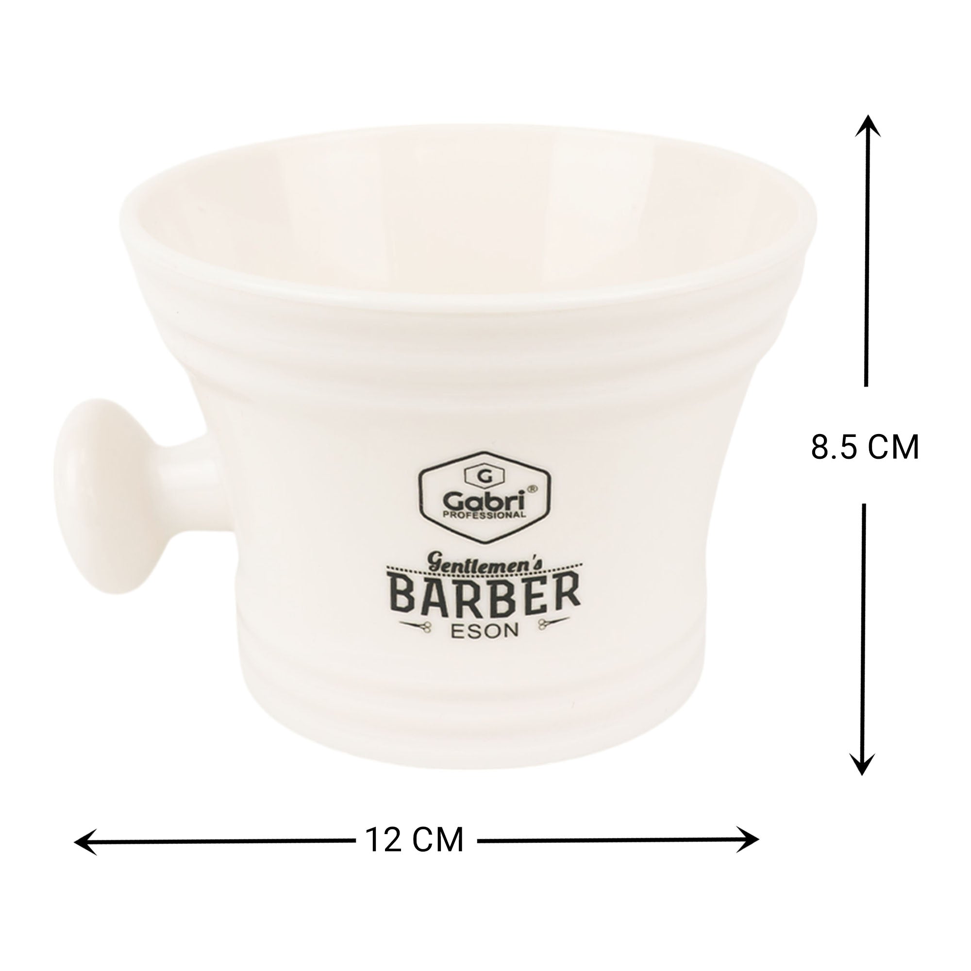 Gabri - Shaving Bowl Hard Plastic 12x8.5cm