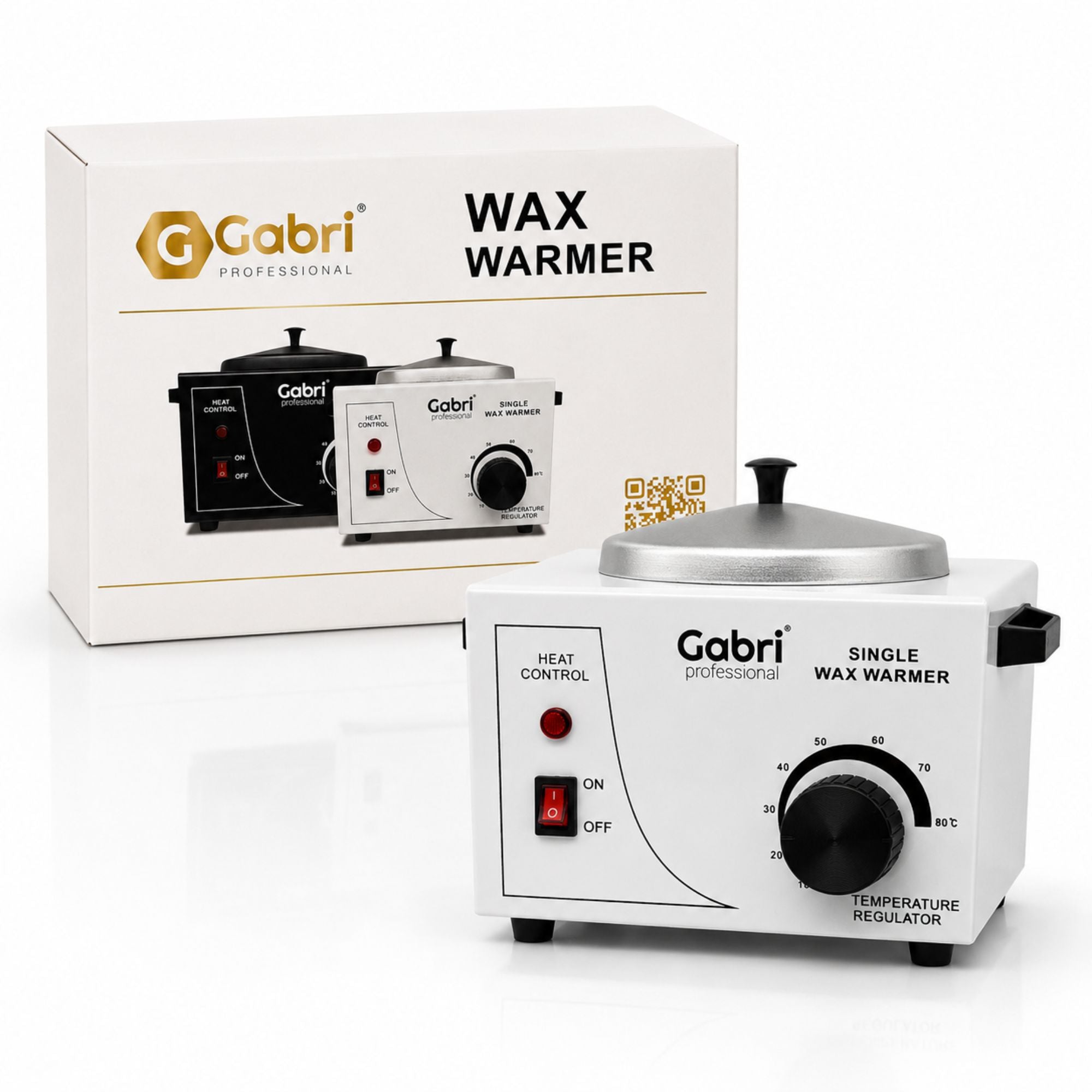 Gabri - Single Pot Wax Heater Warmer (White)