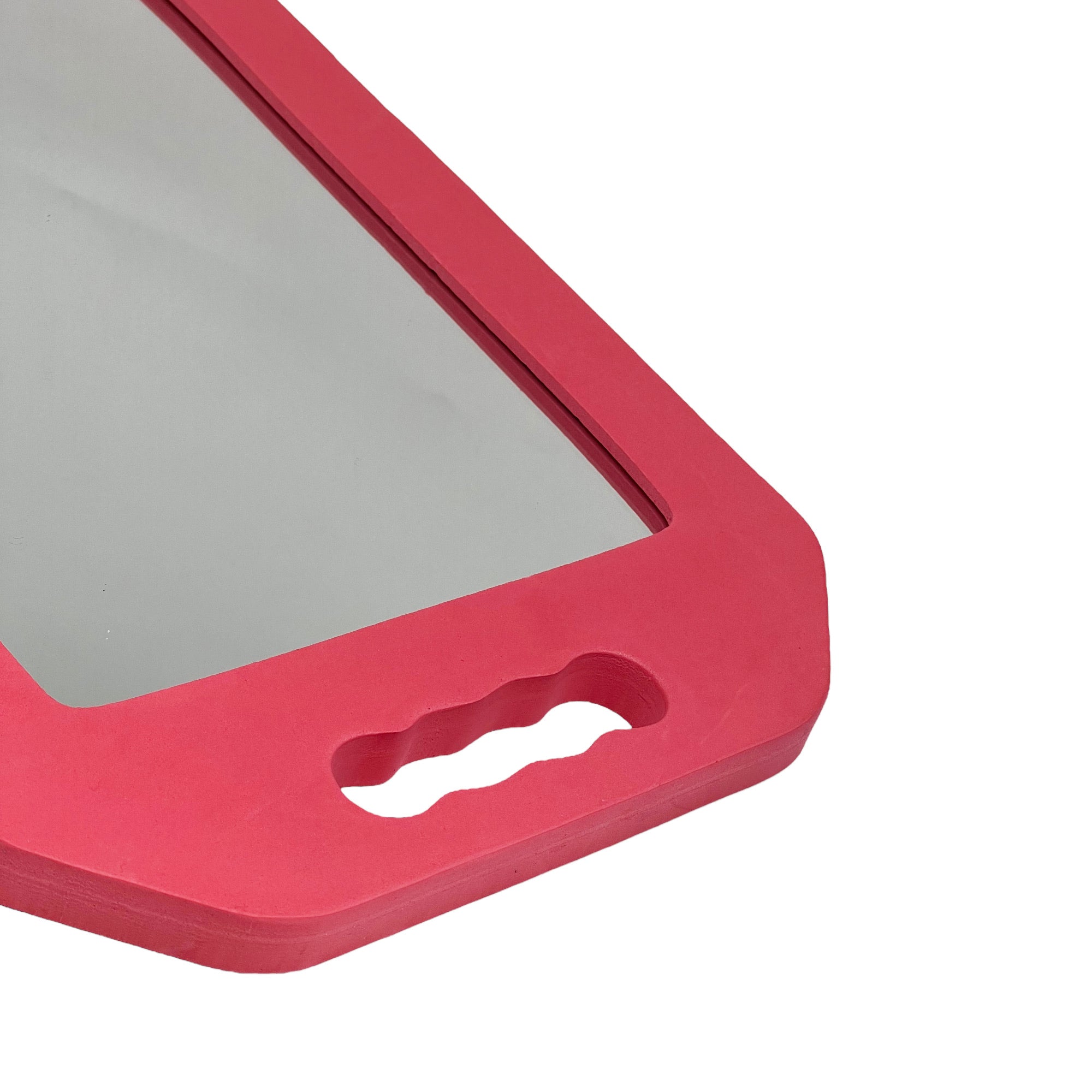 Eson - Salon Mirror Two Handed Foam Pink 41x25cm
