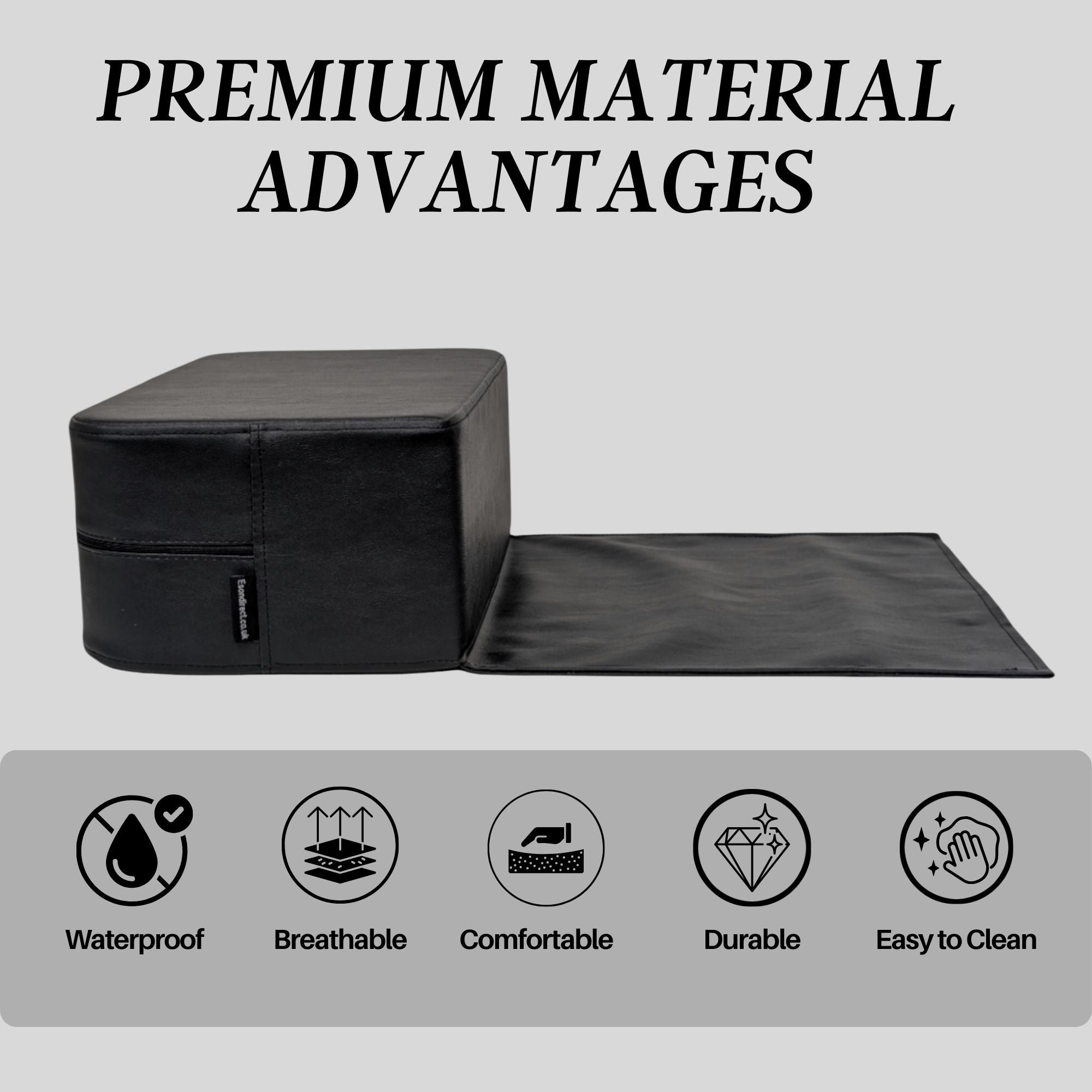 Kids Booster Seats - Professional Salon & Barber Cushion Black
