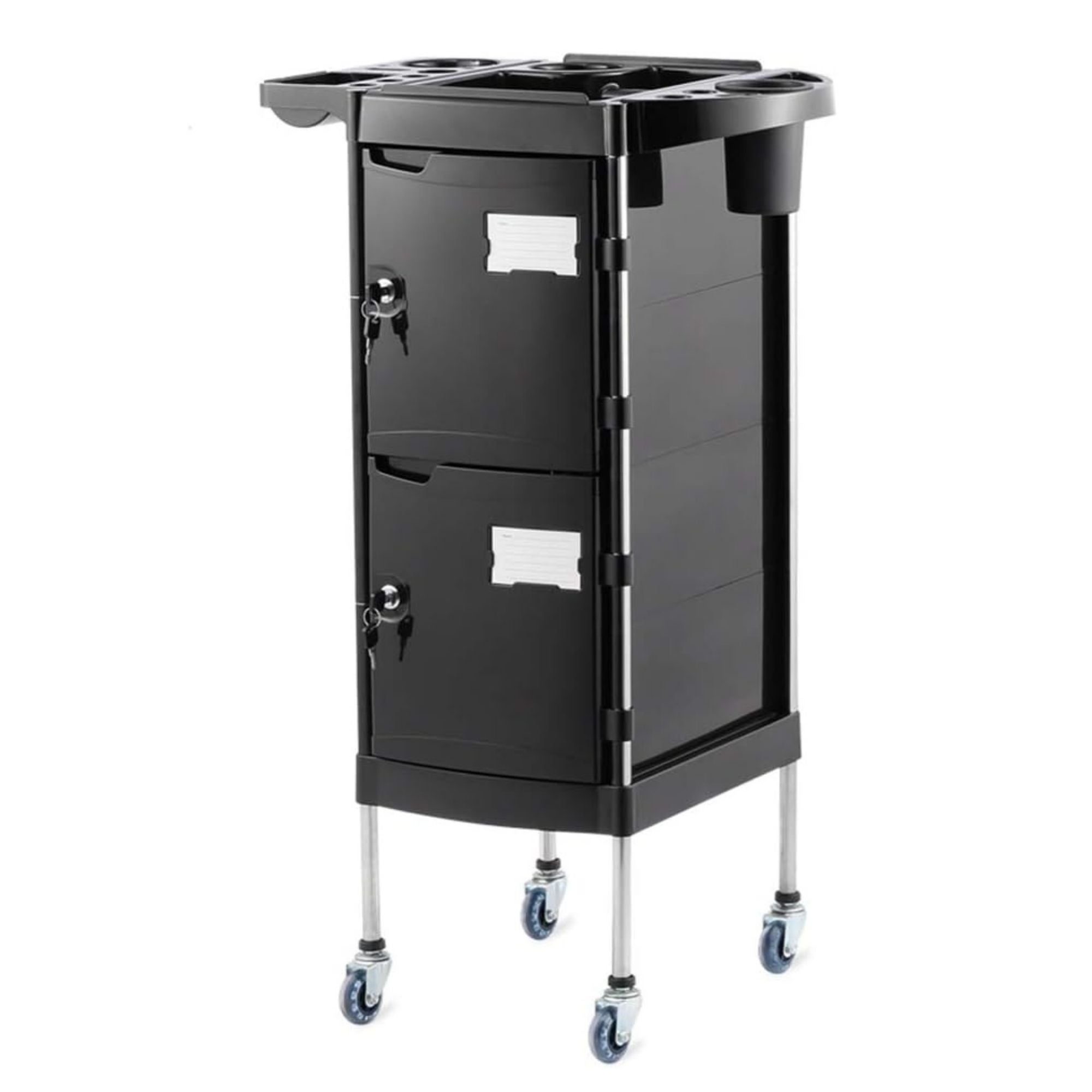 Eson - Hairdresser Multi-Function Trolley With Locking Doors