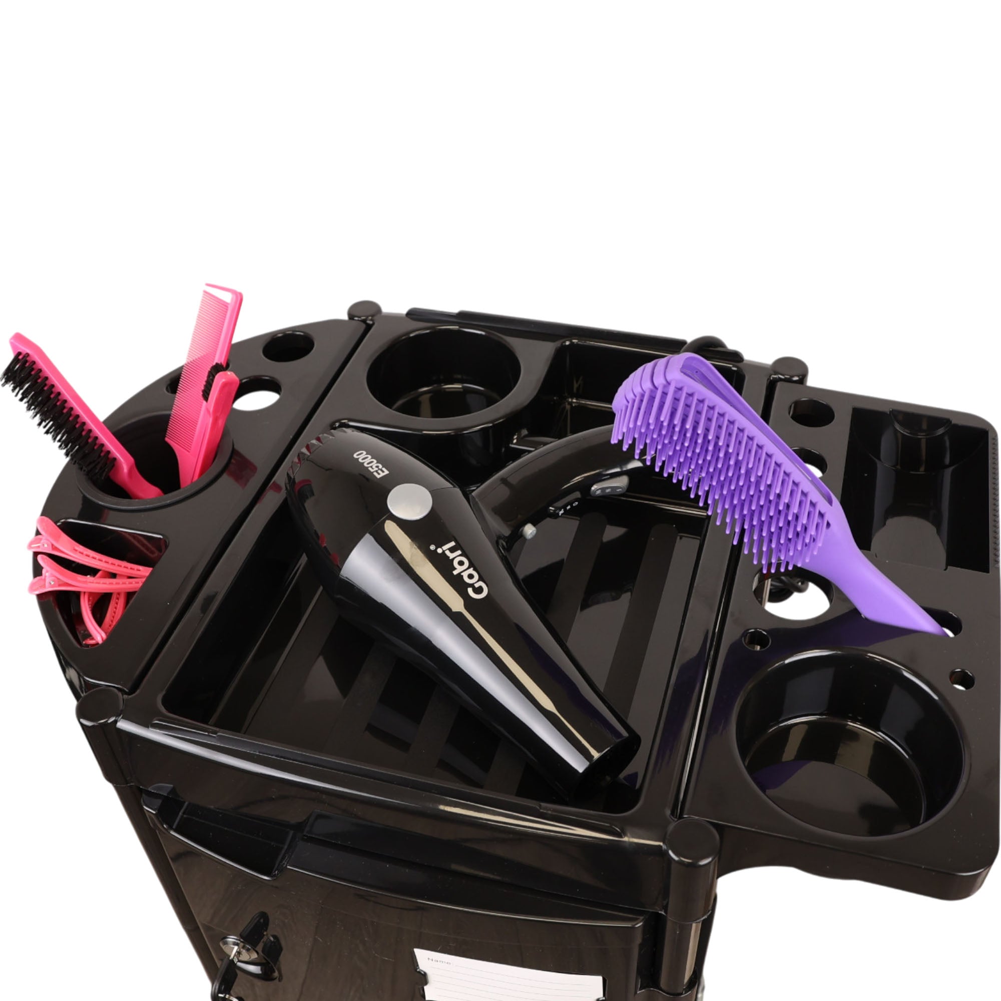 Eson - Hairdresser Multi-Function Trolley With Locking Doors