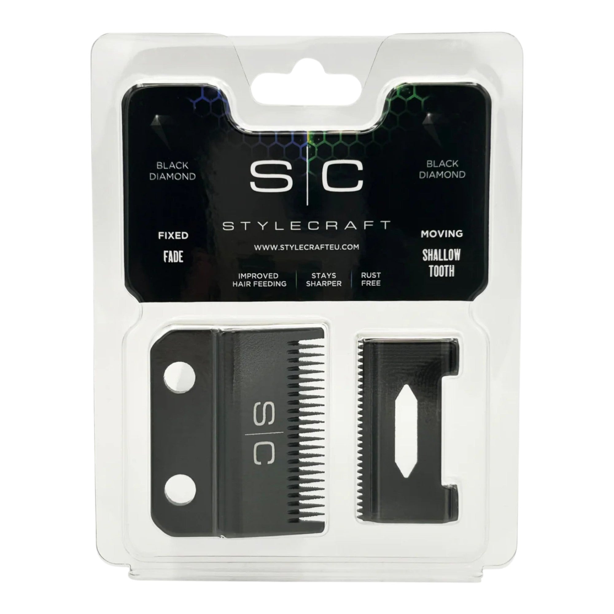 Stylecraft - SC Clipper Blade DLC Fade Blade and Shallow Tooth Cutting Blade Set