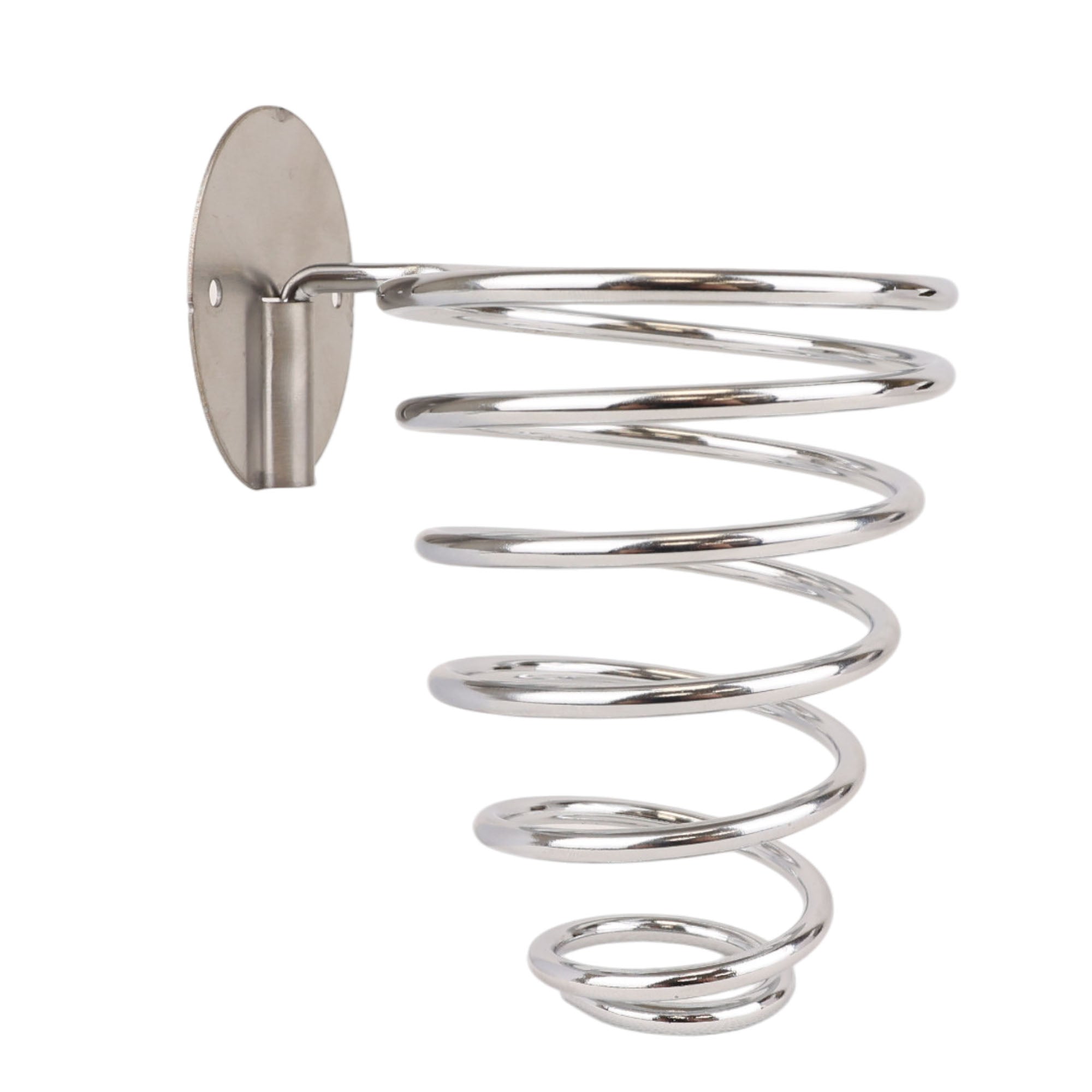 Eson - Hair Dryer Holder Wall Mounted Spiral Shape (Silver)