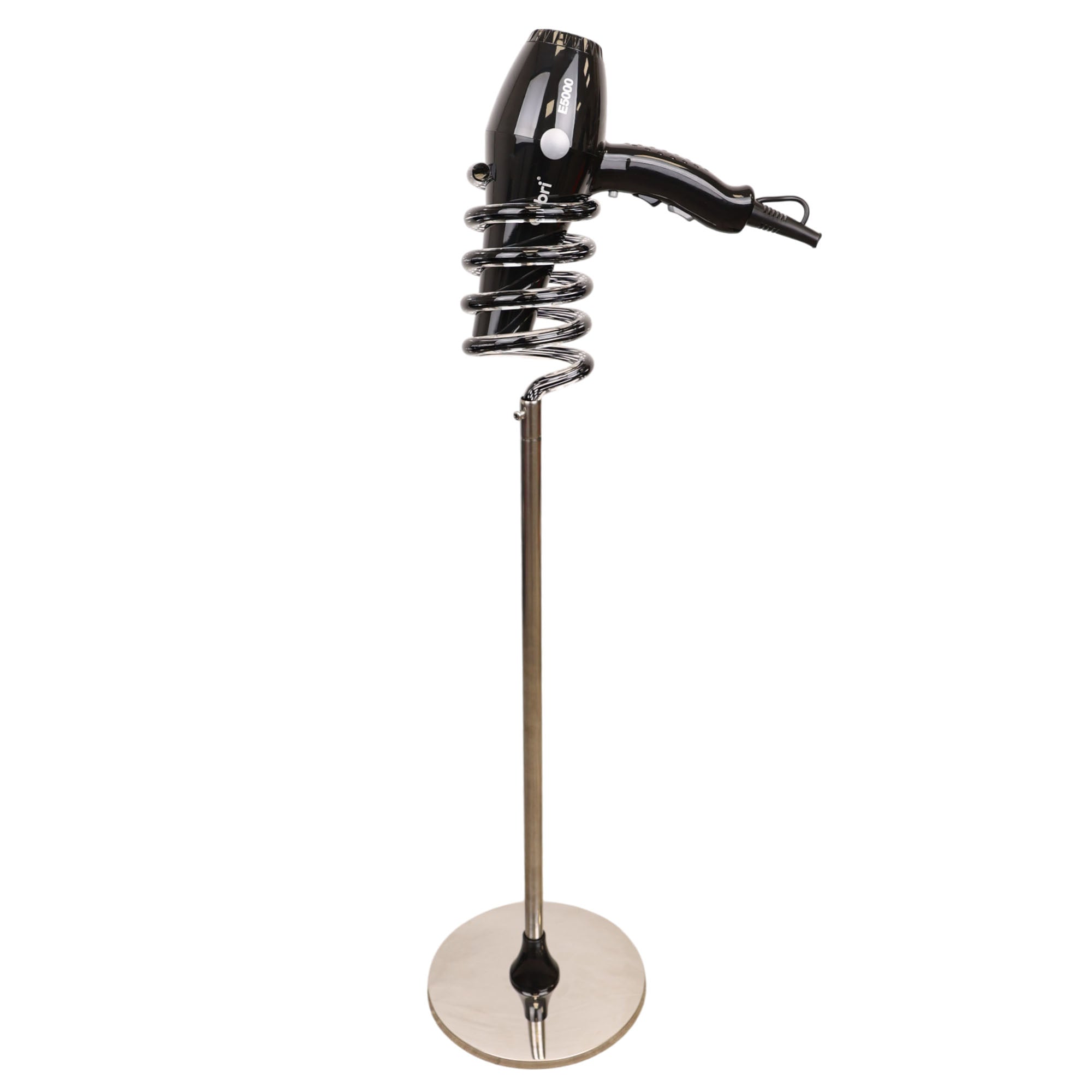 Eson - Hair Dryer Stand Black Acrylic Spiral Holder