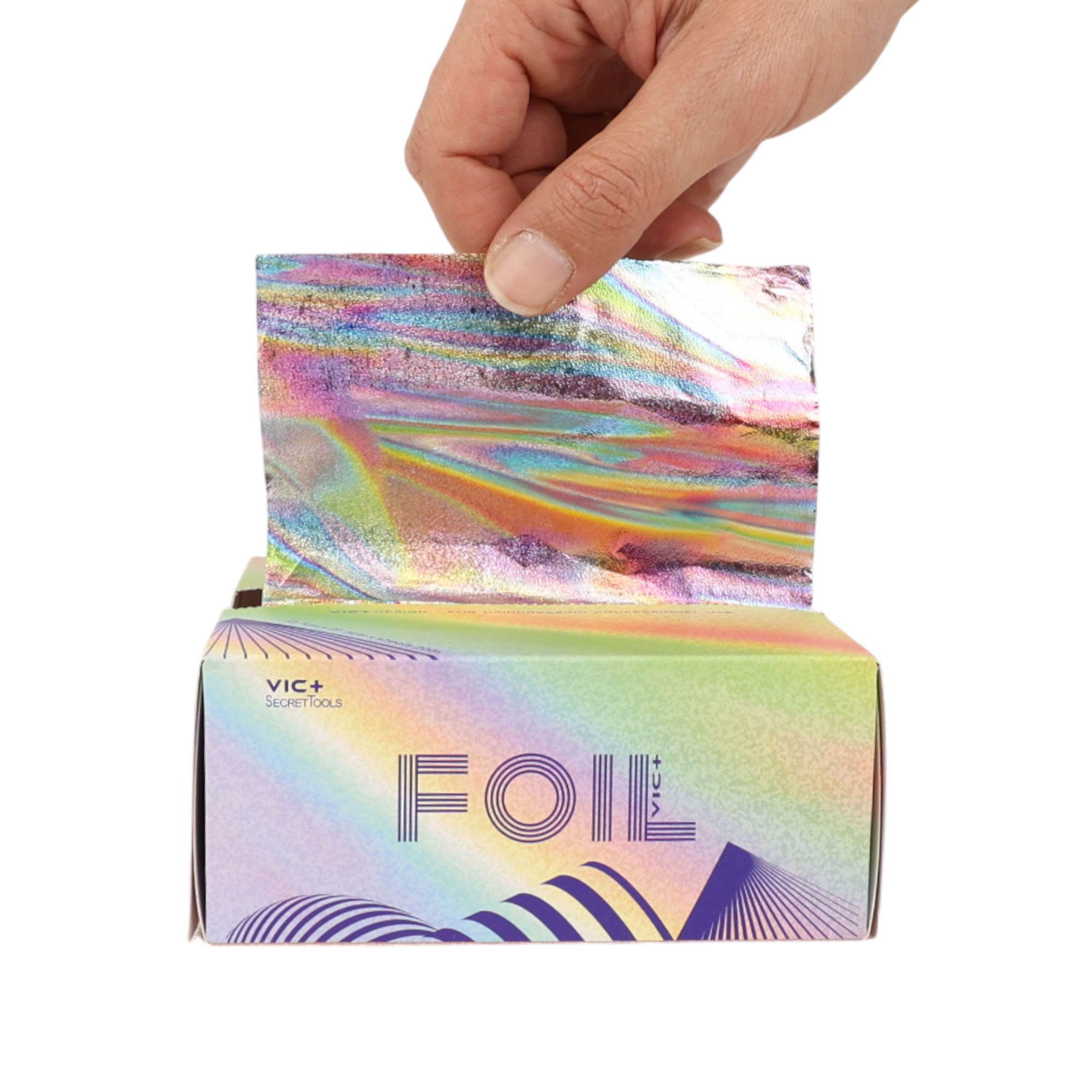 Eson - Vic+ Embossed Rainbow Hair Foil Pop Up 200 Sheets 127mm x 273mm