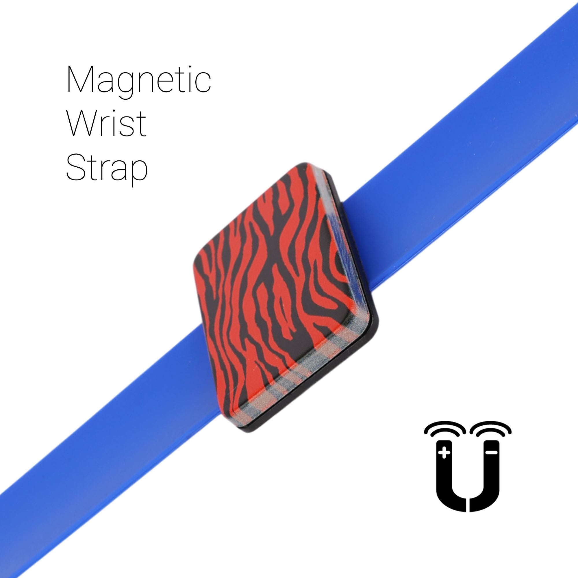 Eson - Hair Clips & Pins Holder Magnetic Rectangular Wrist Band Strap Bracelet