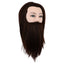 Eson - Gents Mannequin Training Head With Beard 100% Human Hair