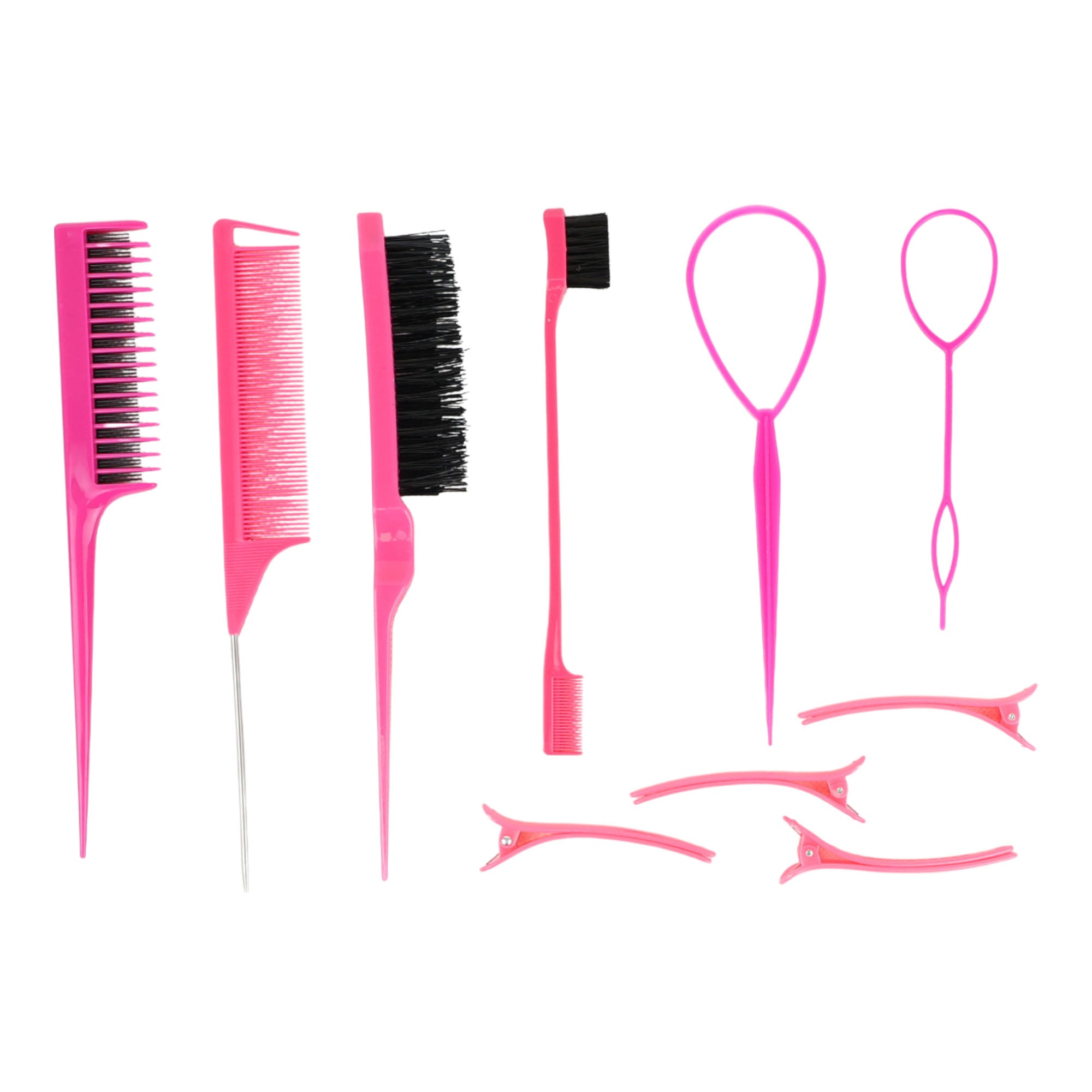 Eson - Hair Comb & Hair Clip Styling Set 10pcs