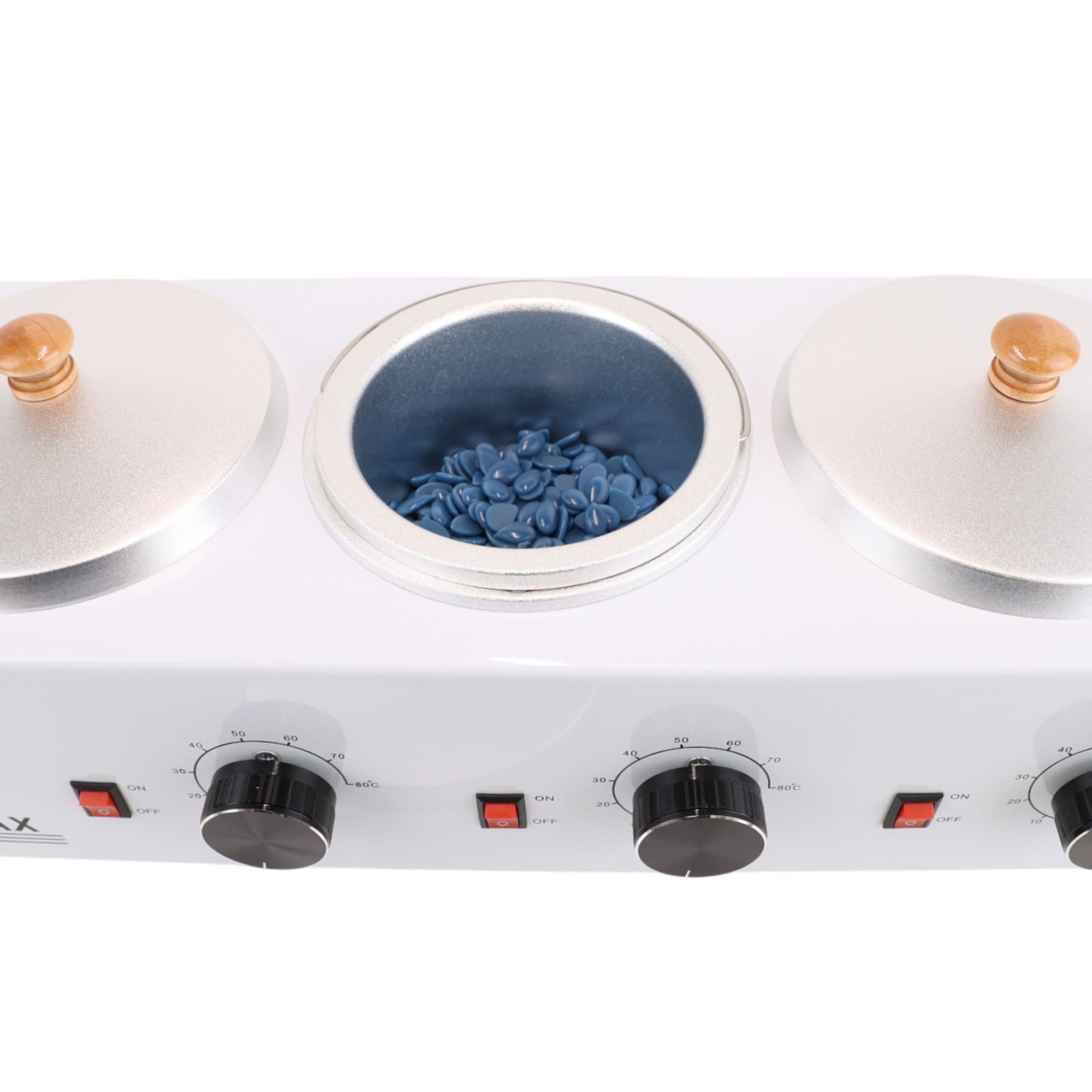 Gabri - 3 Pot Wax Heater Warmer White