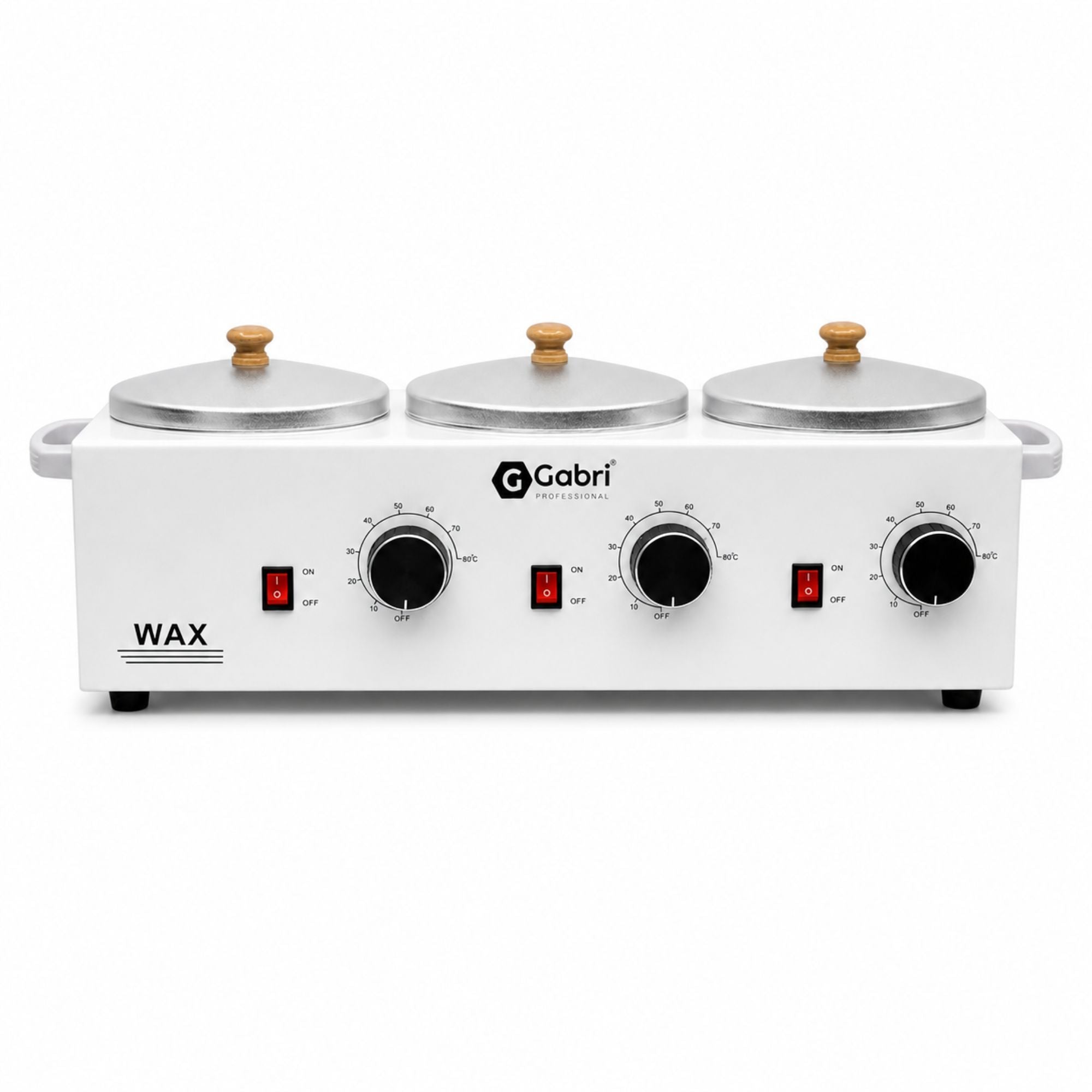 Gabri - 3 Pot Wax Heater Warmer White
