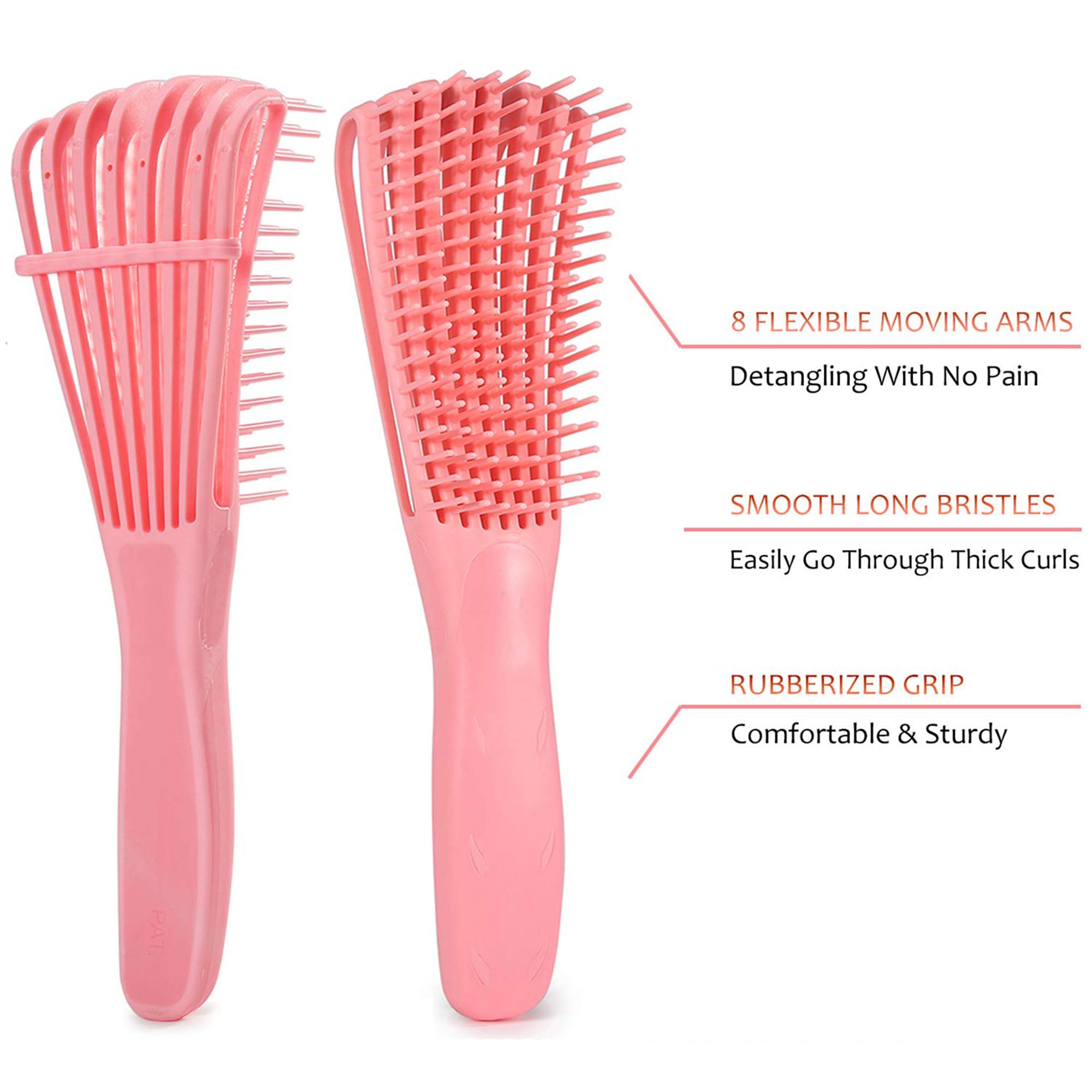 Eson - Detangler Elastic Hollow Massage Brush 24cm