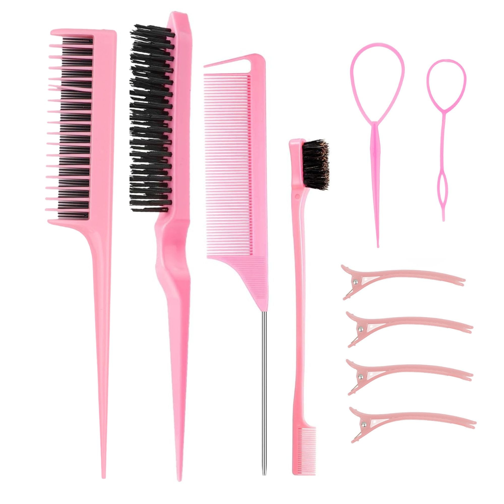Eson - Hair Comb & Hair Clip Styling Set 10pcs