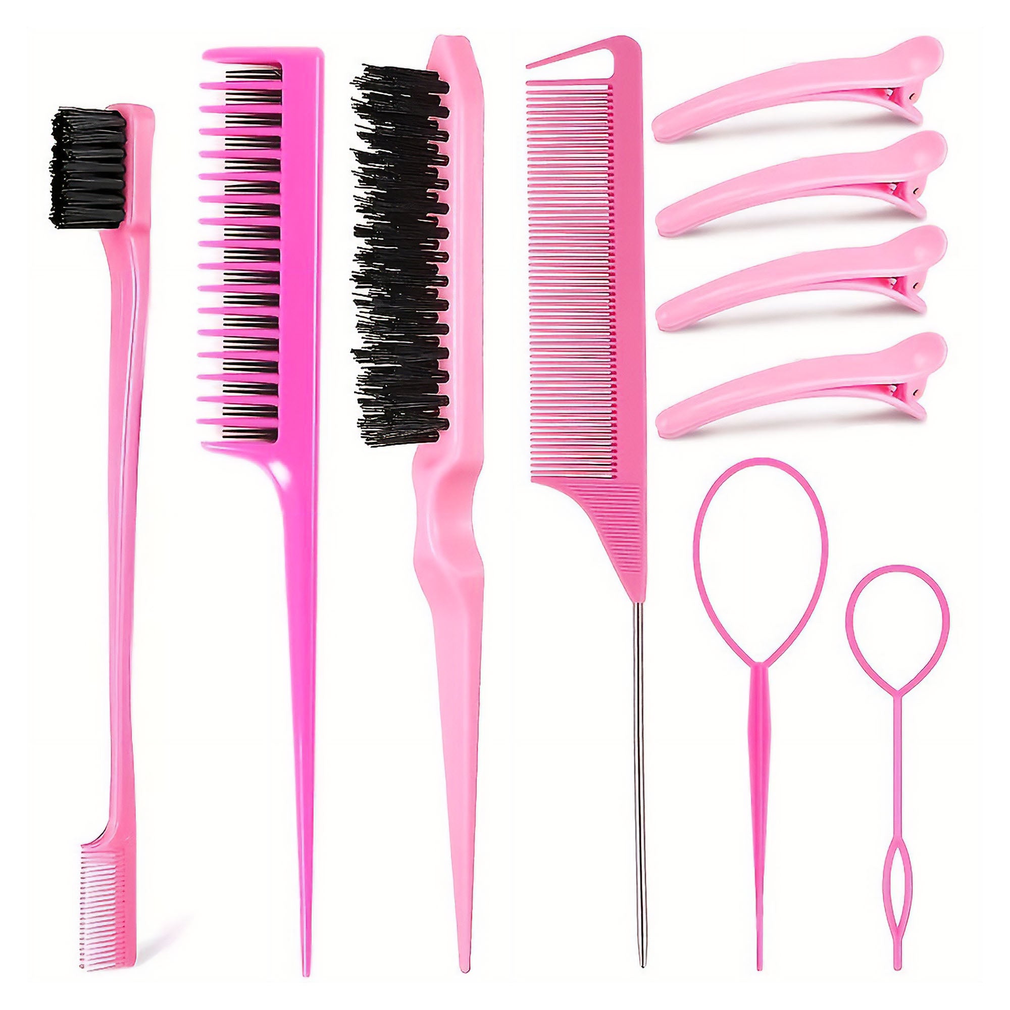 Eson - Hair Comb & Hair Clip Styling Set 10pcs