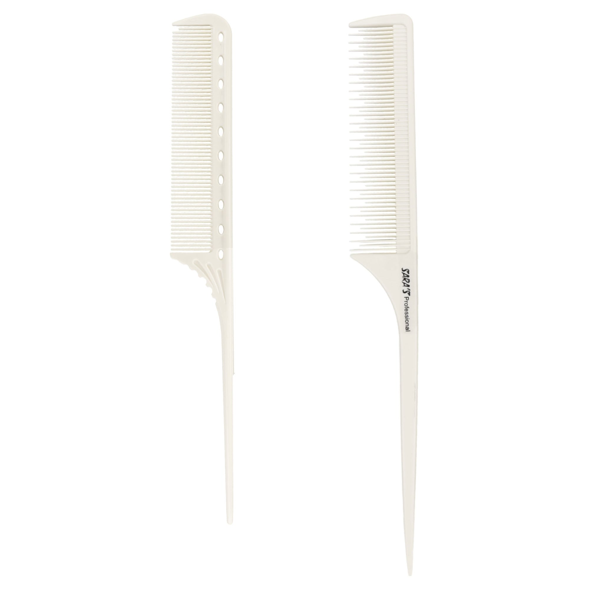 Eson - Tortoise Shell Pin Tail Comb Fine Tooth