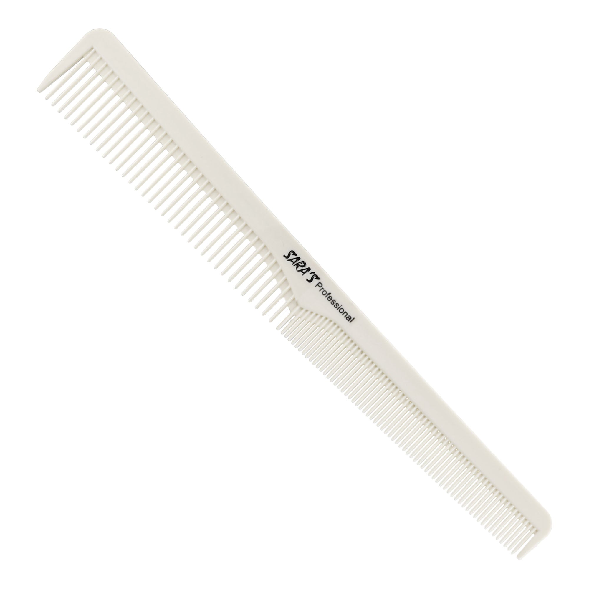 Eson - Tortoise Shell Taper Comb 2in1 Wide & Fine Tooth