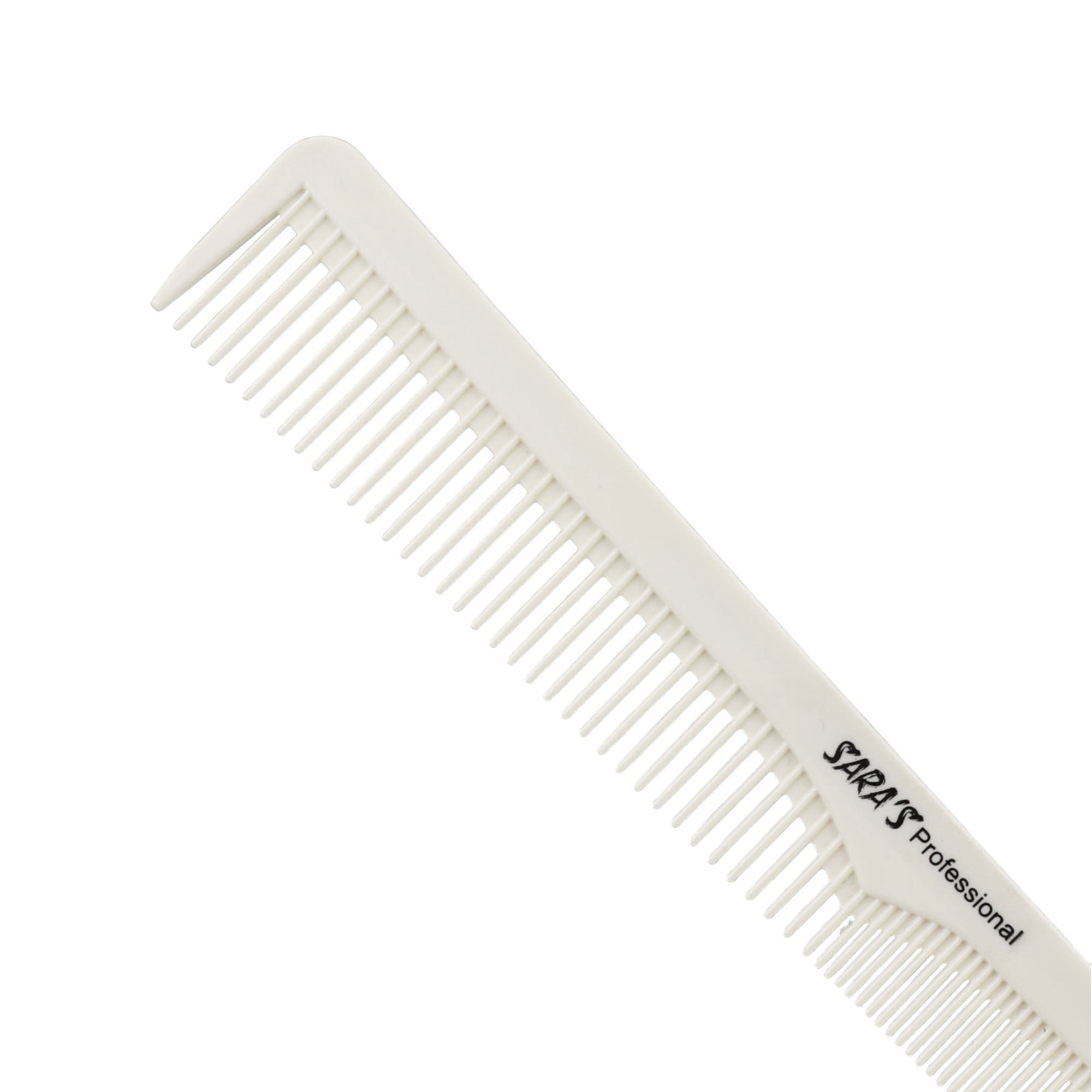 Eson - Tortoise Shell Taper Comb 2in1 Wide & Fine Tooth