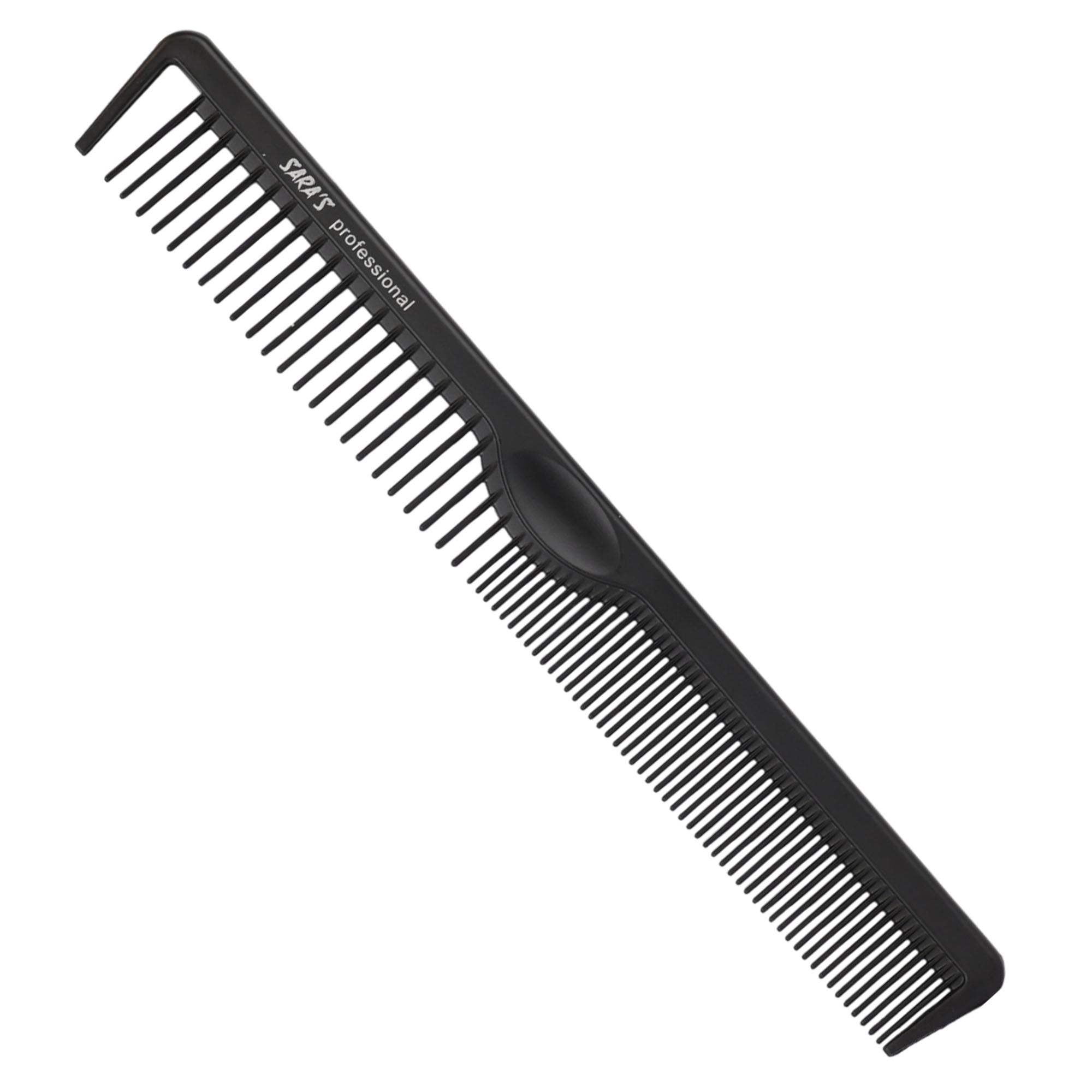 Eson - Tortoise Shell Taper Comb 2in1 Wide & Fine Tooth