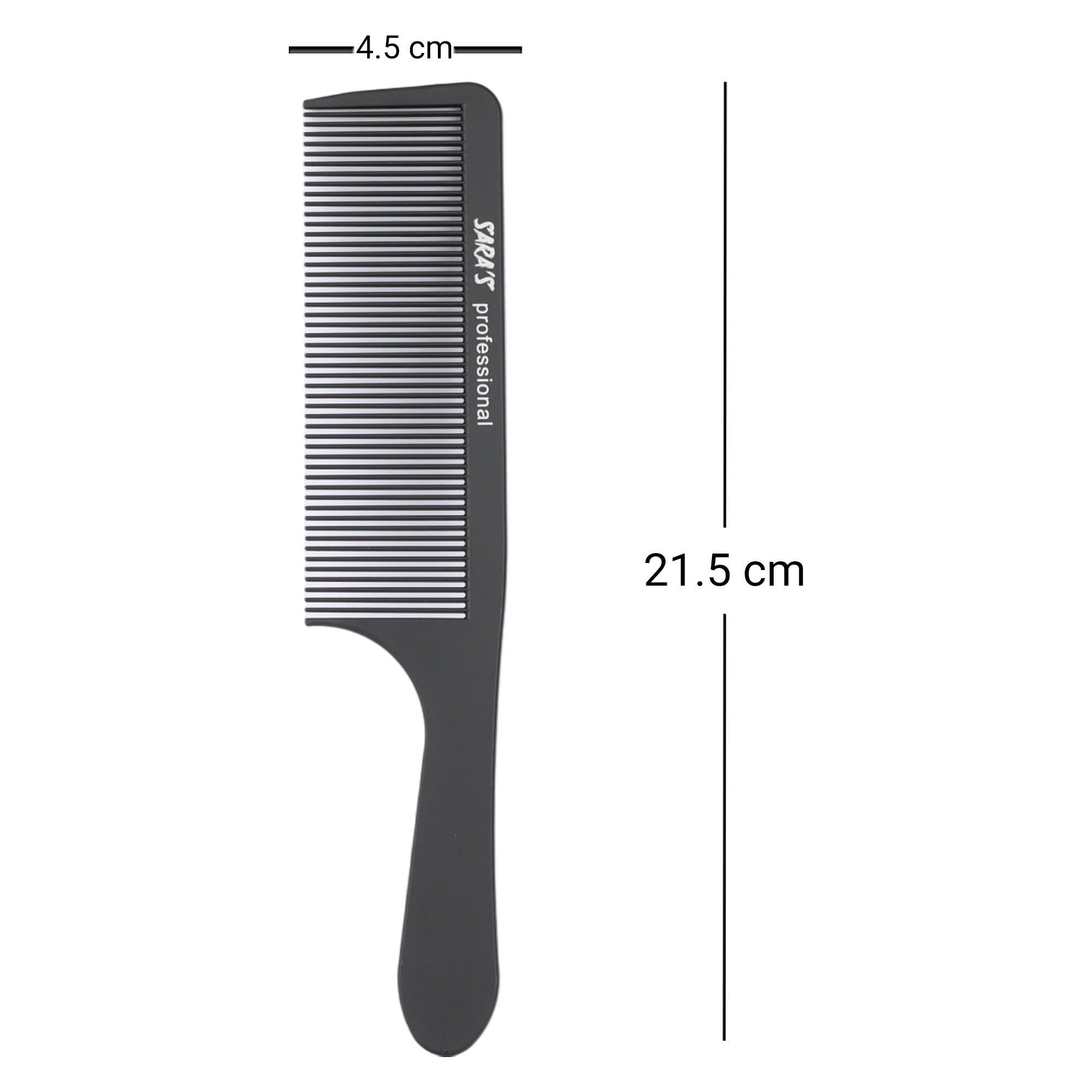 Eson - Clipper Comb With Handle Black 21.5cm