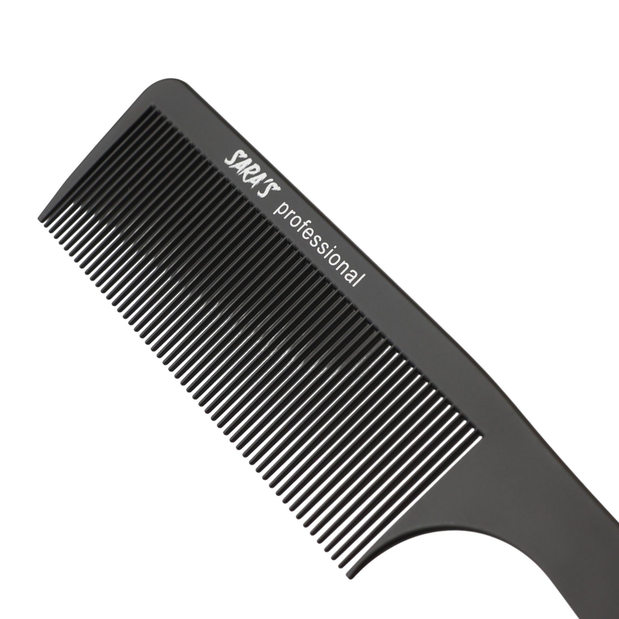 Eson - Clipper Comb With Handle Black 21.5cm